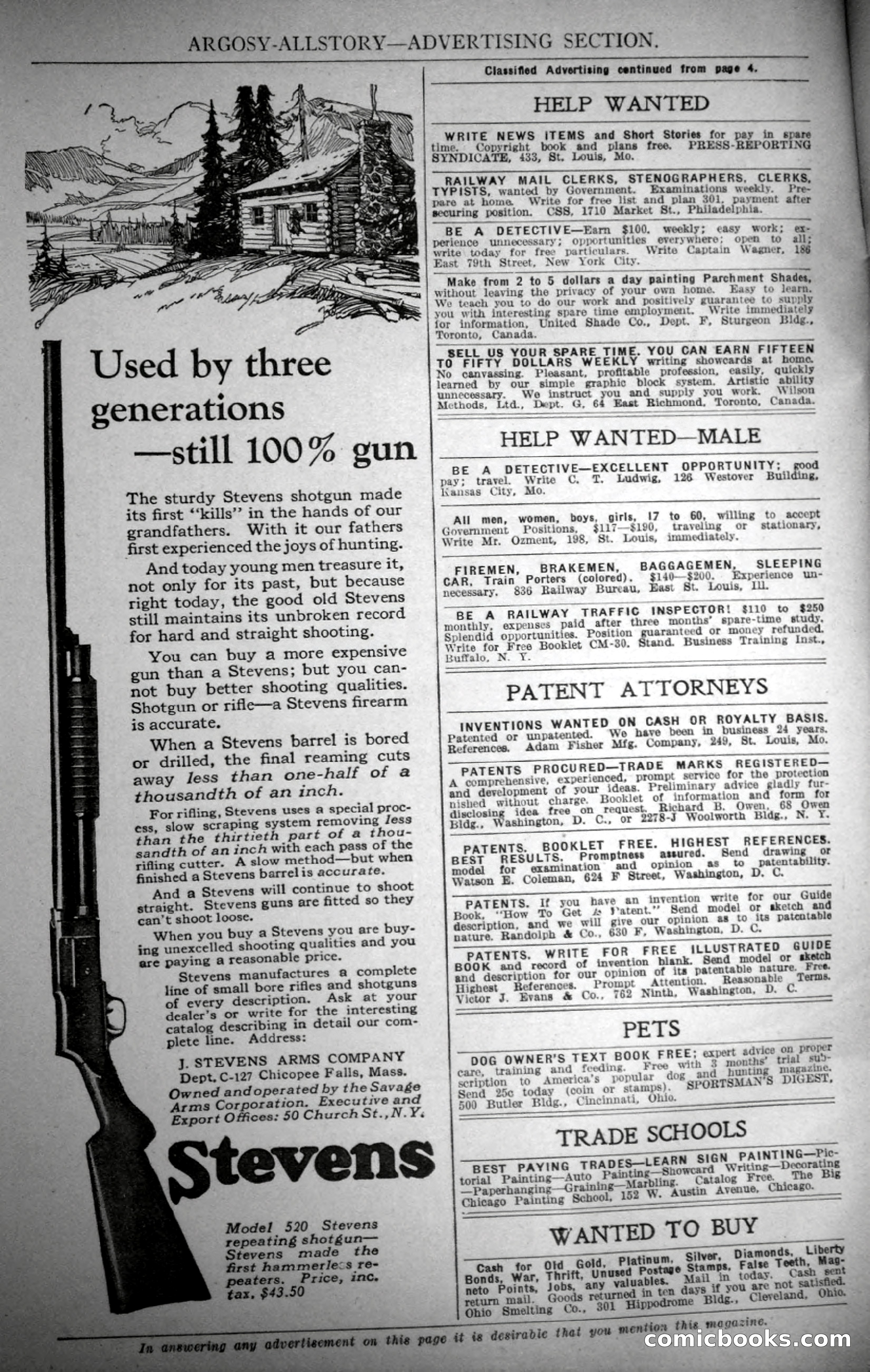 Argosy All-Story Weekly, November 4, 1922 — page 8 of 187
