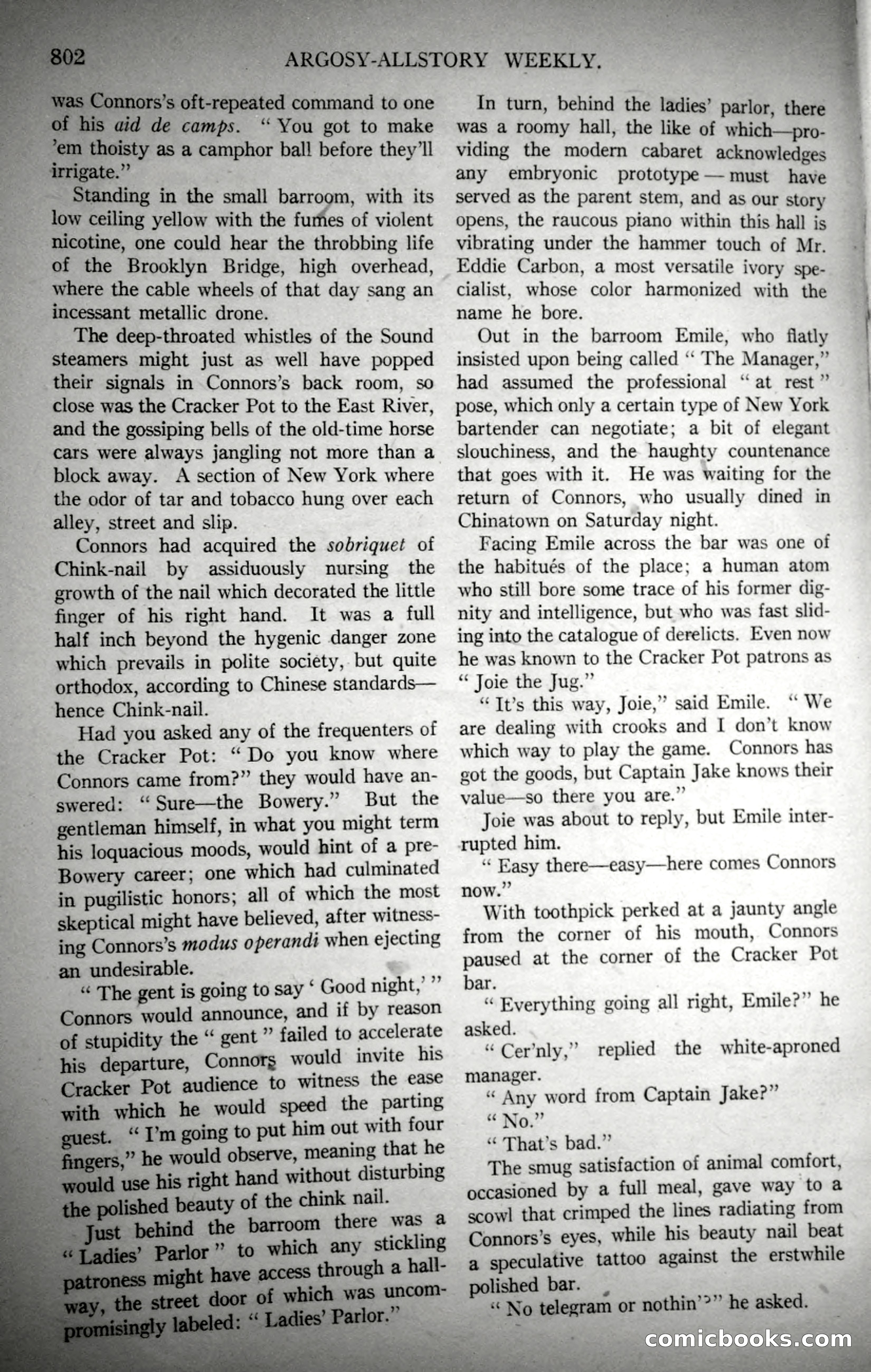Argosy All-Story Weekly, November 4, 1922 — page 12 of 187