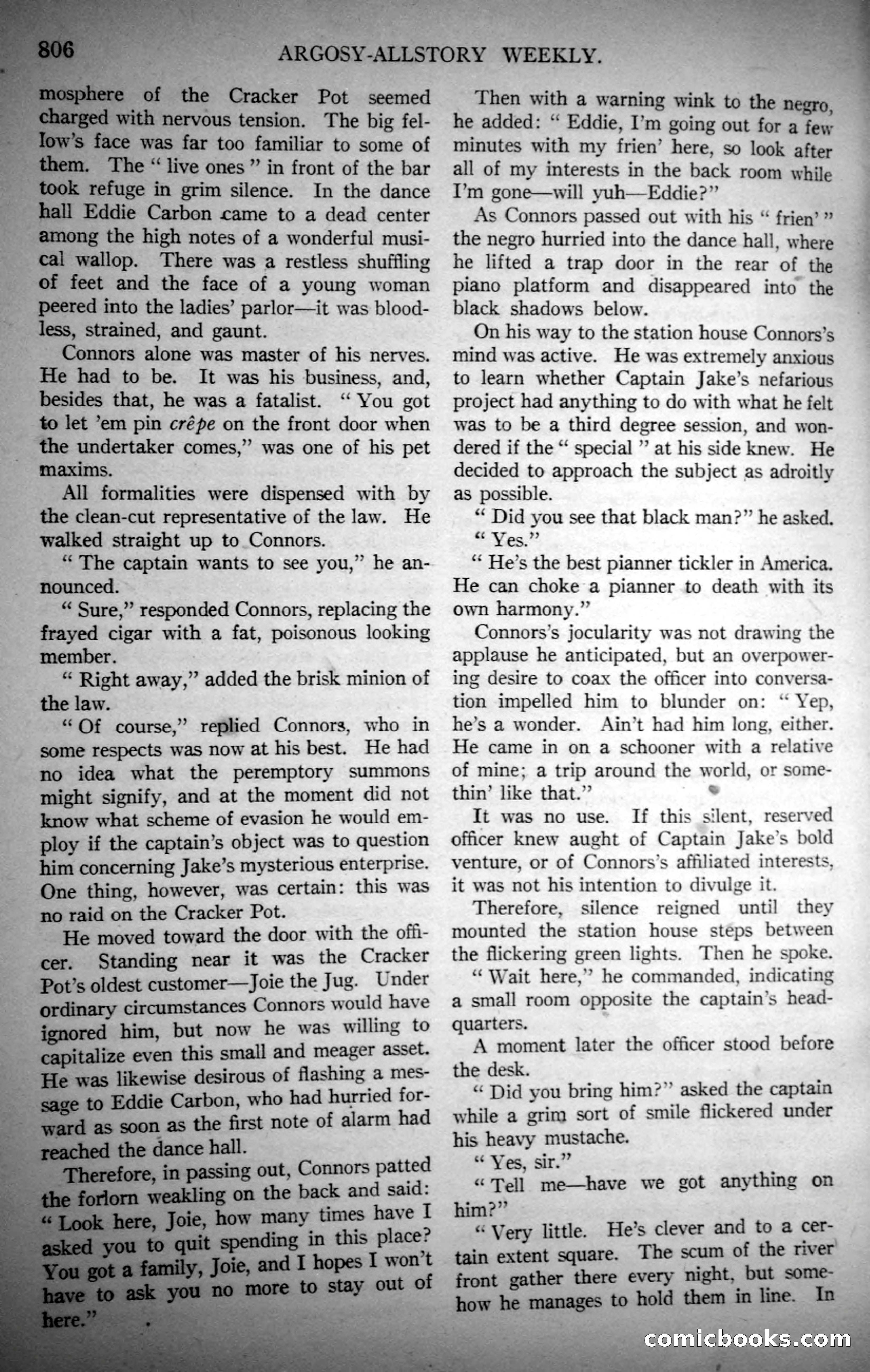 Argosy All-Story Weekly, November 4, 1922 — page 16 of 187