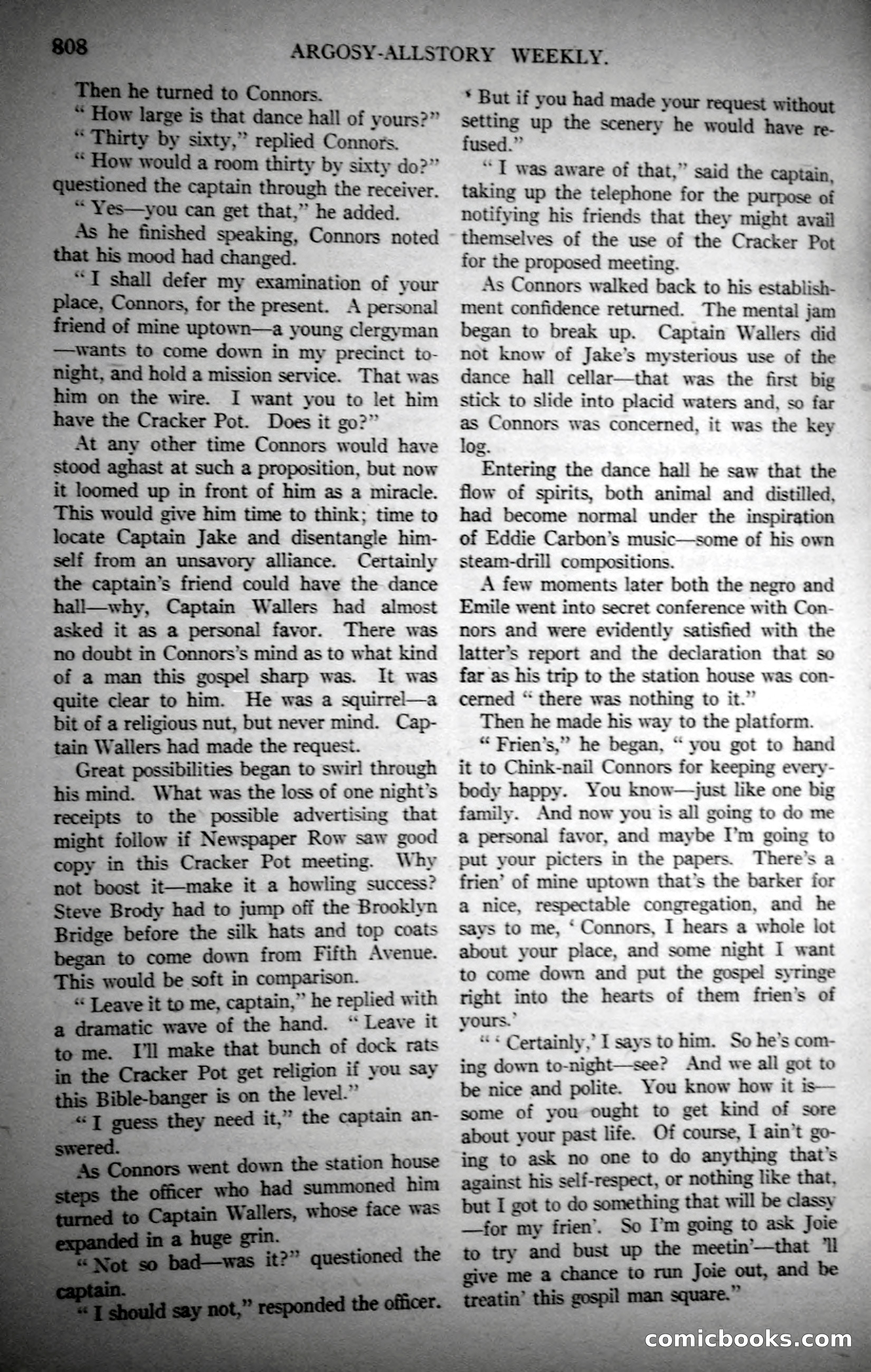 Argosy All-Story Weekly, November 4, 1922 — page 18 of 187