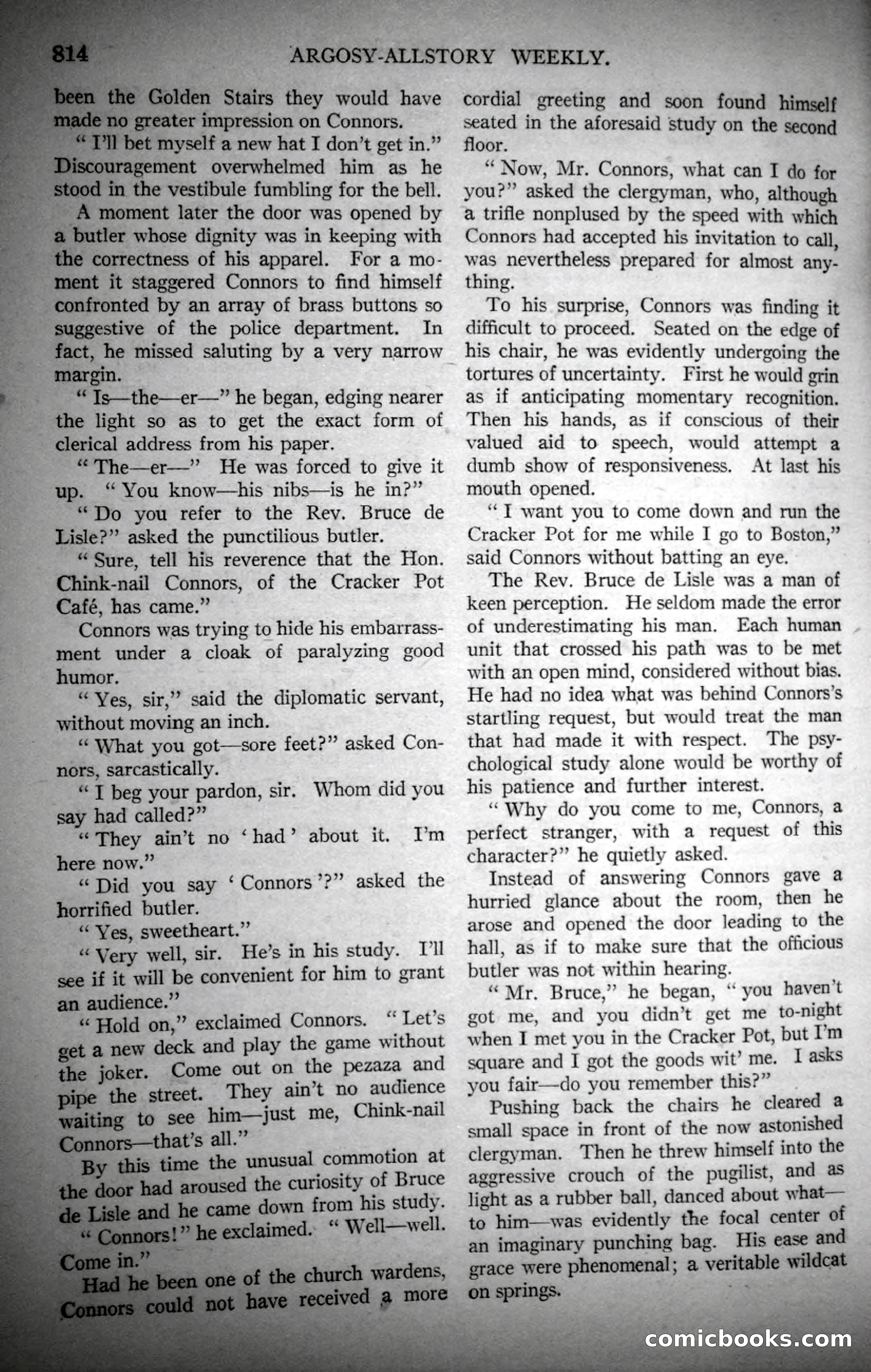 Argosy All-Story Weekly, November 4, 1922 — page 24 of 187