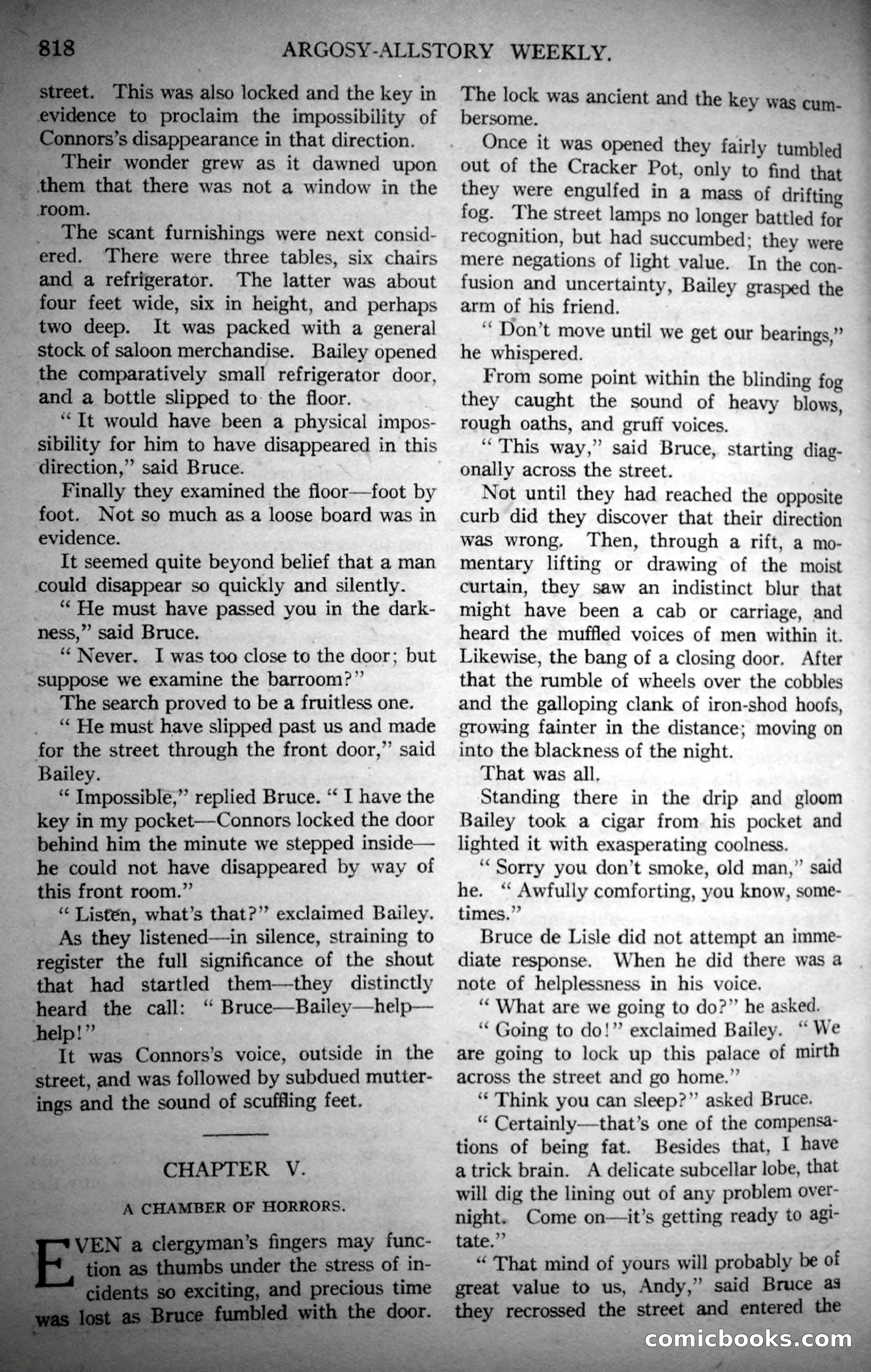 Argosy All-Story Weekly, November 4, 1922 — page 28 of 187