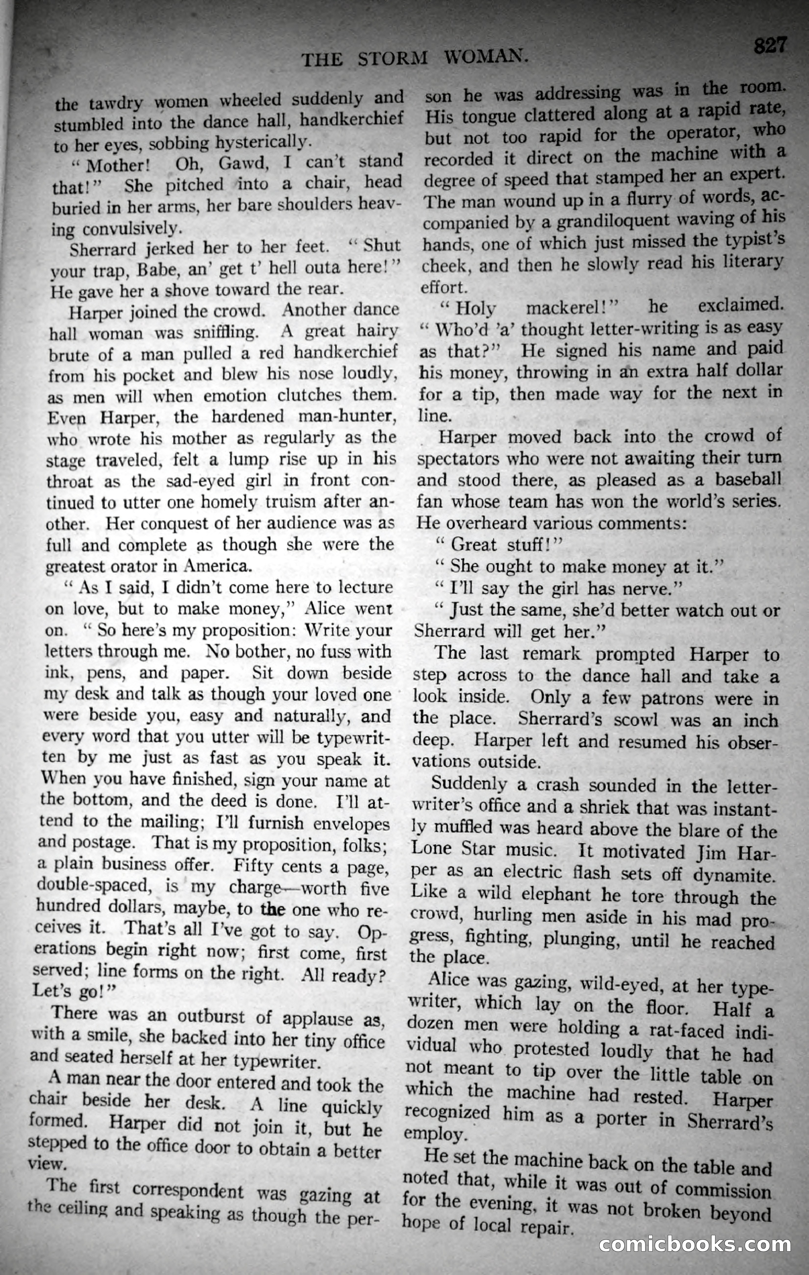 Argosy All-Story Weekly, November 4, 1922 — page 37 of 187