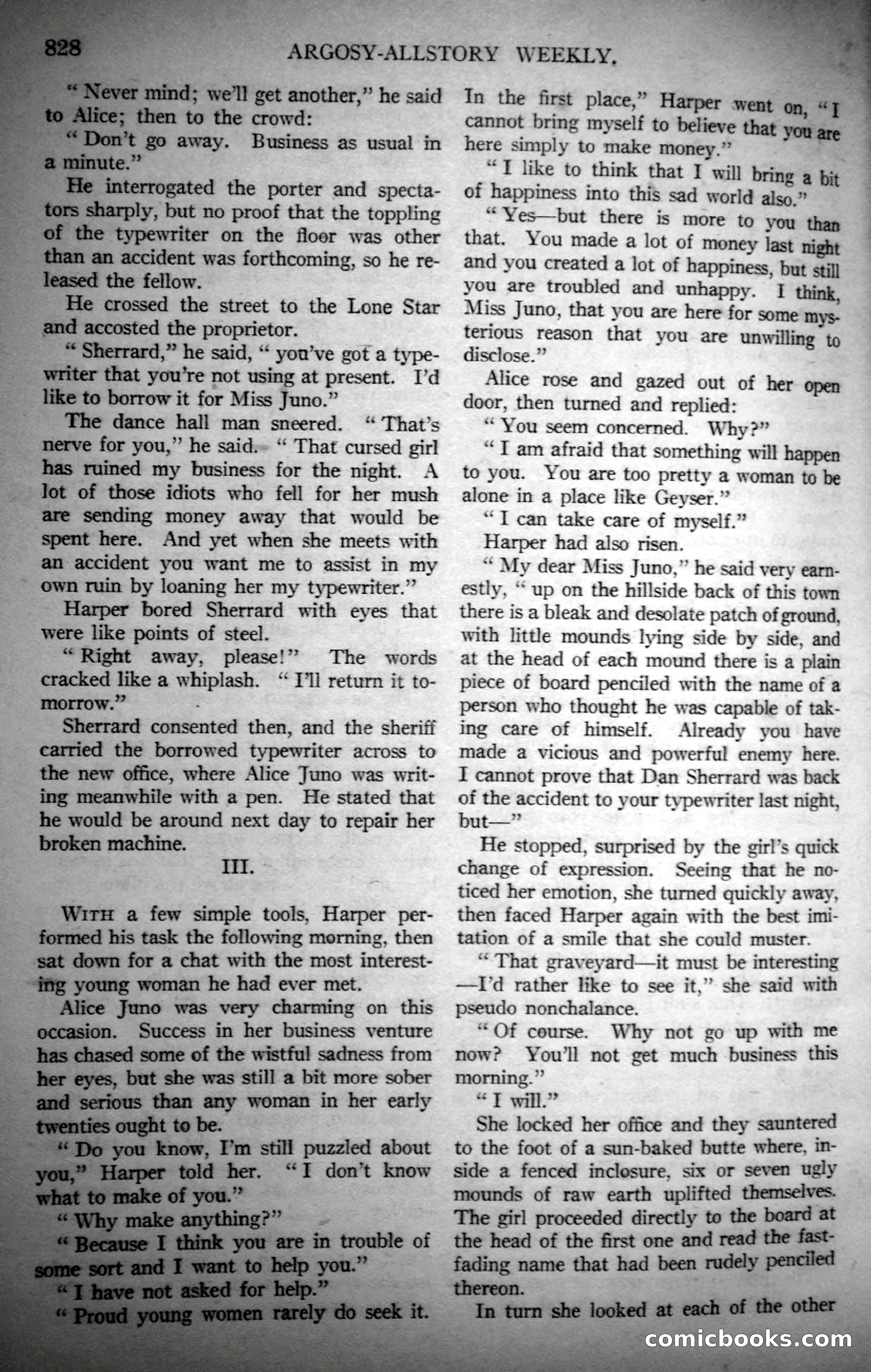 Argosy All-Story Weekly, November 4, 1922 — page 38 of 187