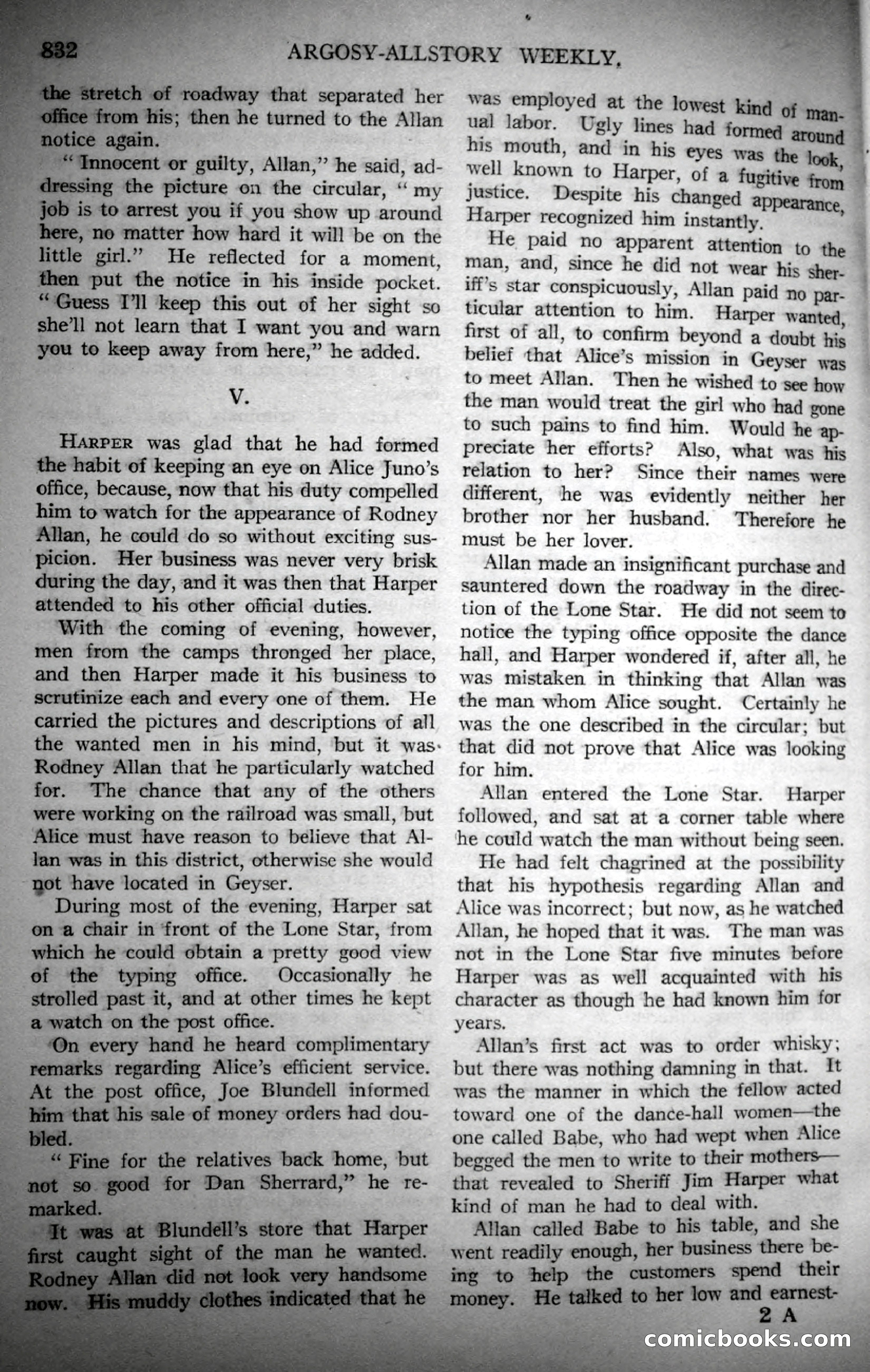 Argosy All-Story Weekly, November 4, 1922 — page 42 of 187