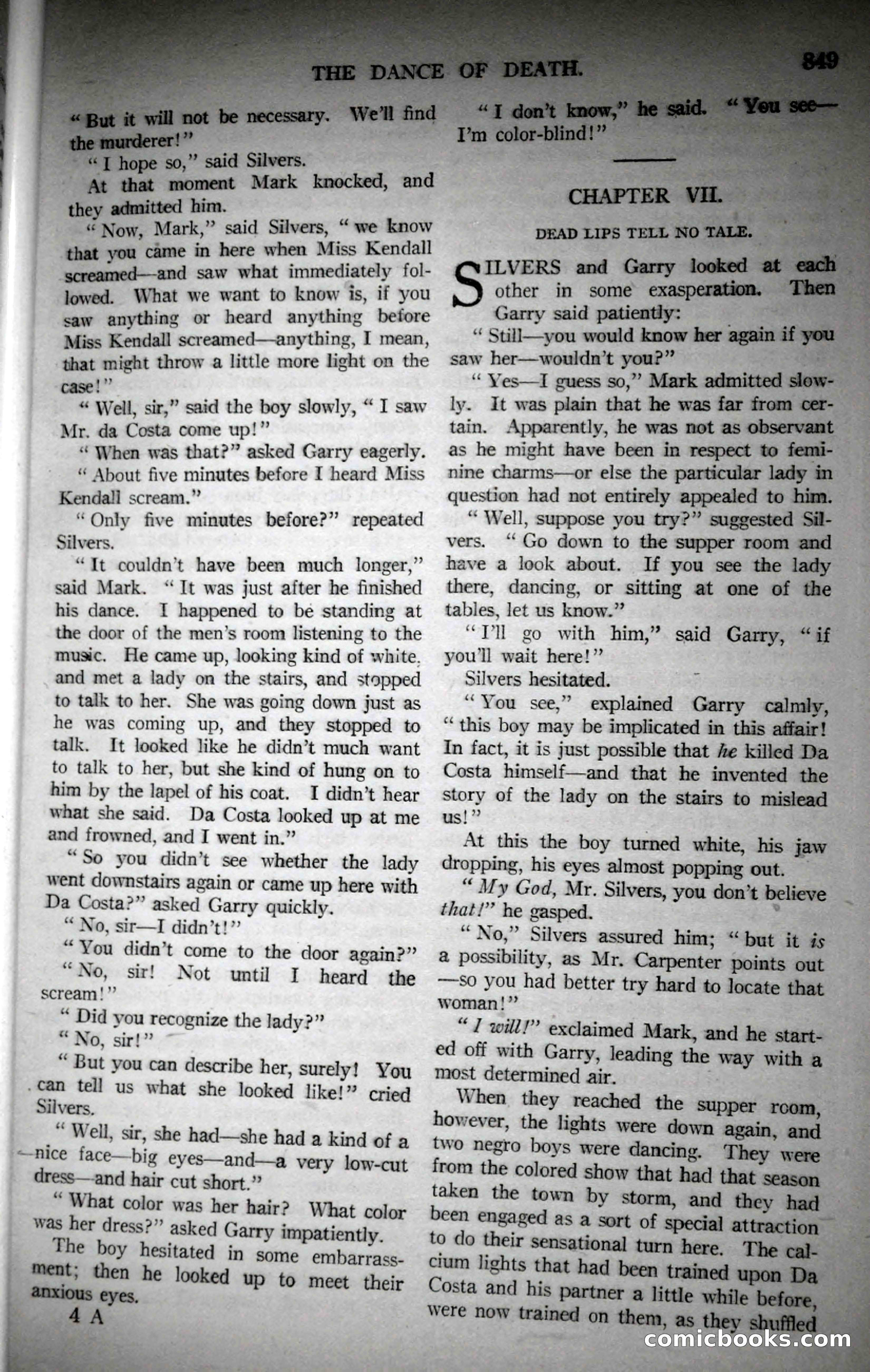 Argosy All-Story Weekly, November 4, 1922 — page 59 of 187