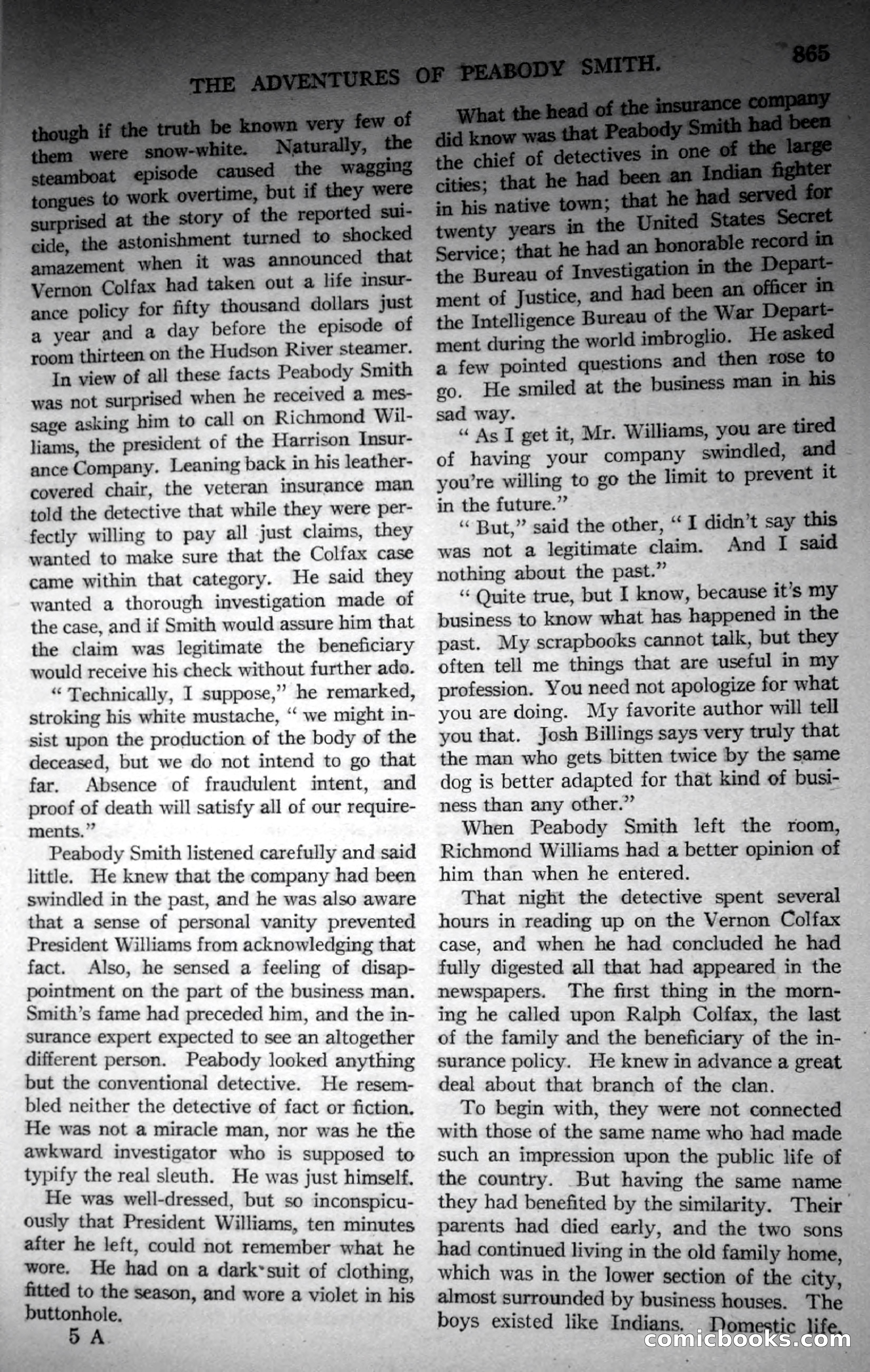 Argosy All-Story Weekly, November 4, 1922 — page 75 of 187
