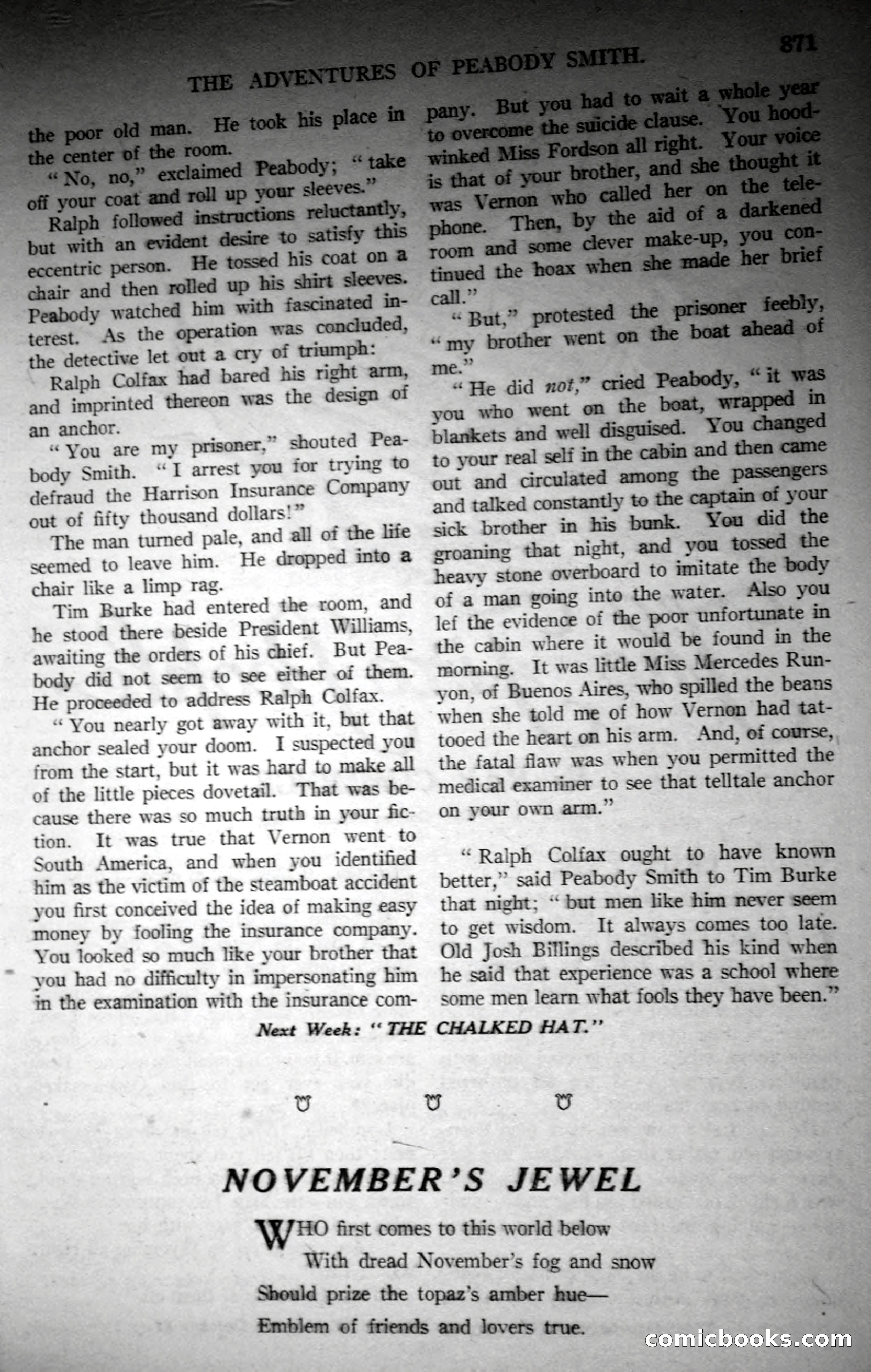 Argosy All-Story Weekly, November 4, 1922 — page 81 of 187