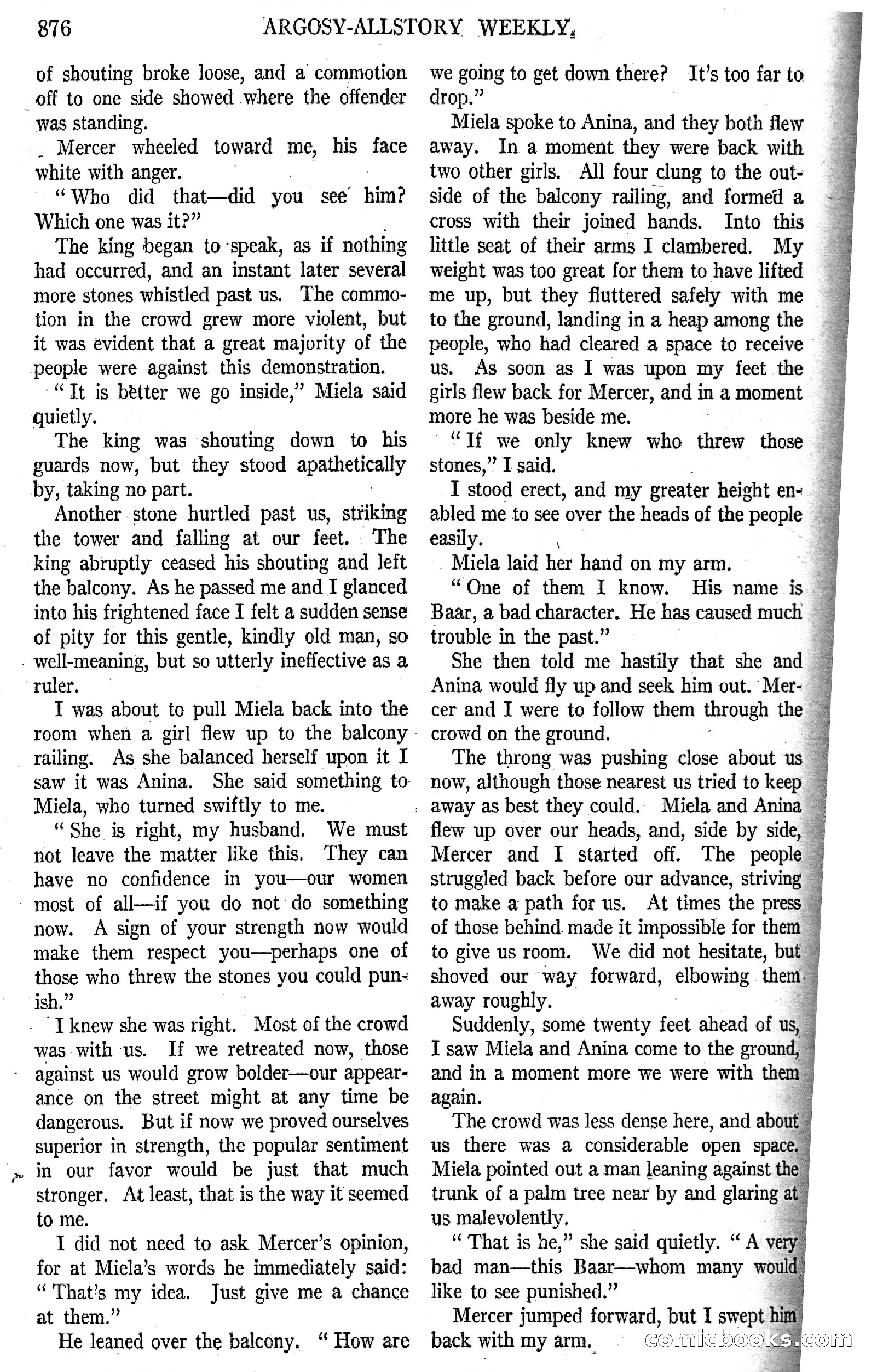 Argosy All-Story Weekly, November 4, 1922 — page 86 of 187