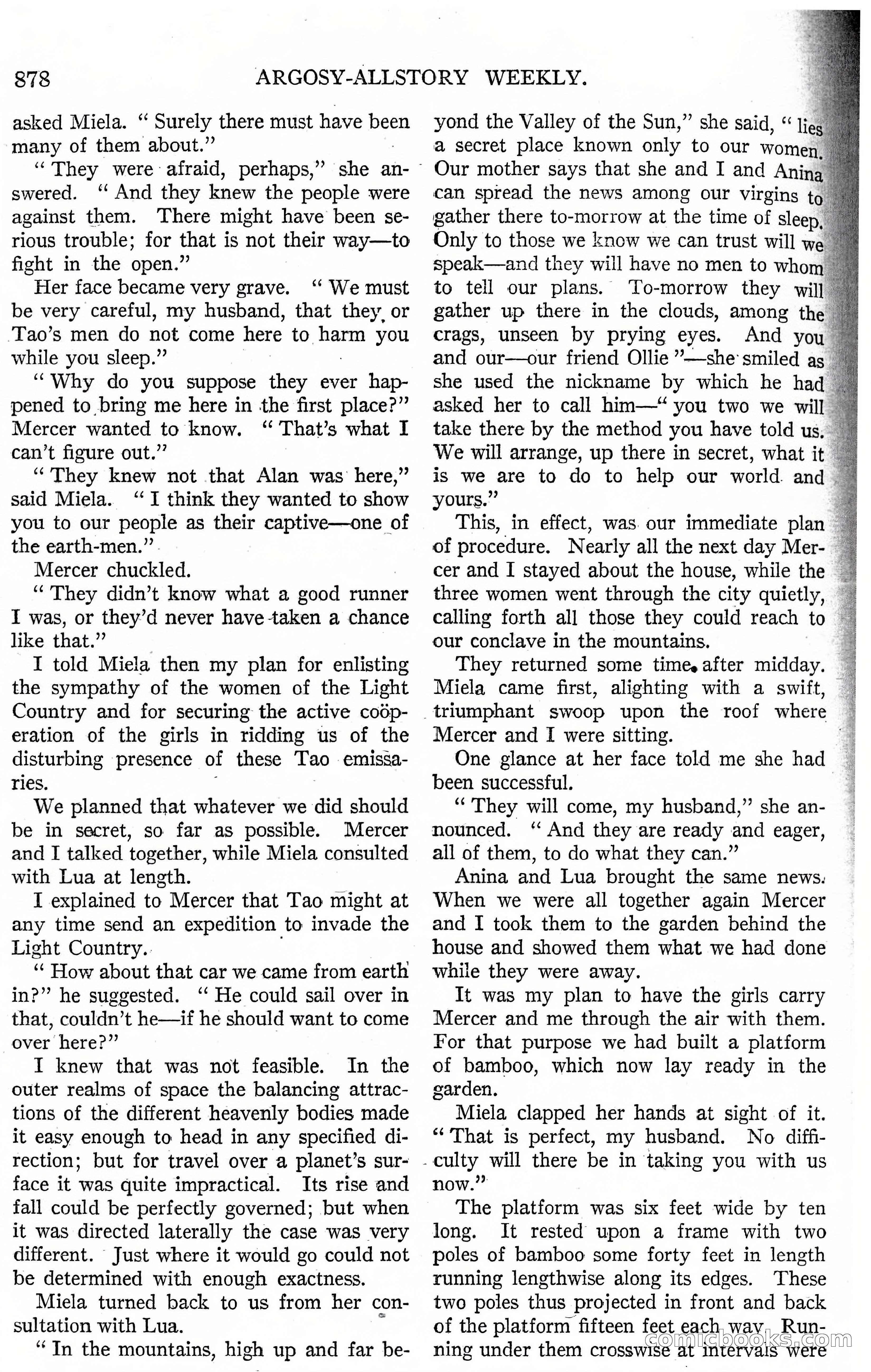 Argosy All-Story Weekly, November 4, 1922 — page 88 of 187