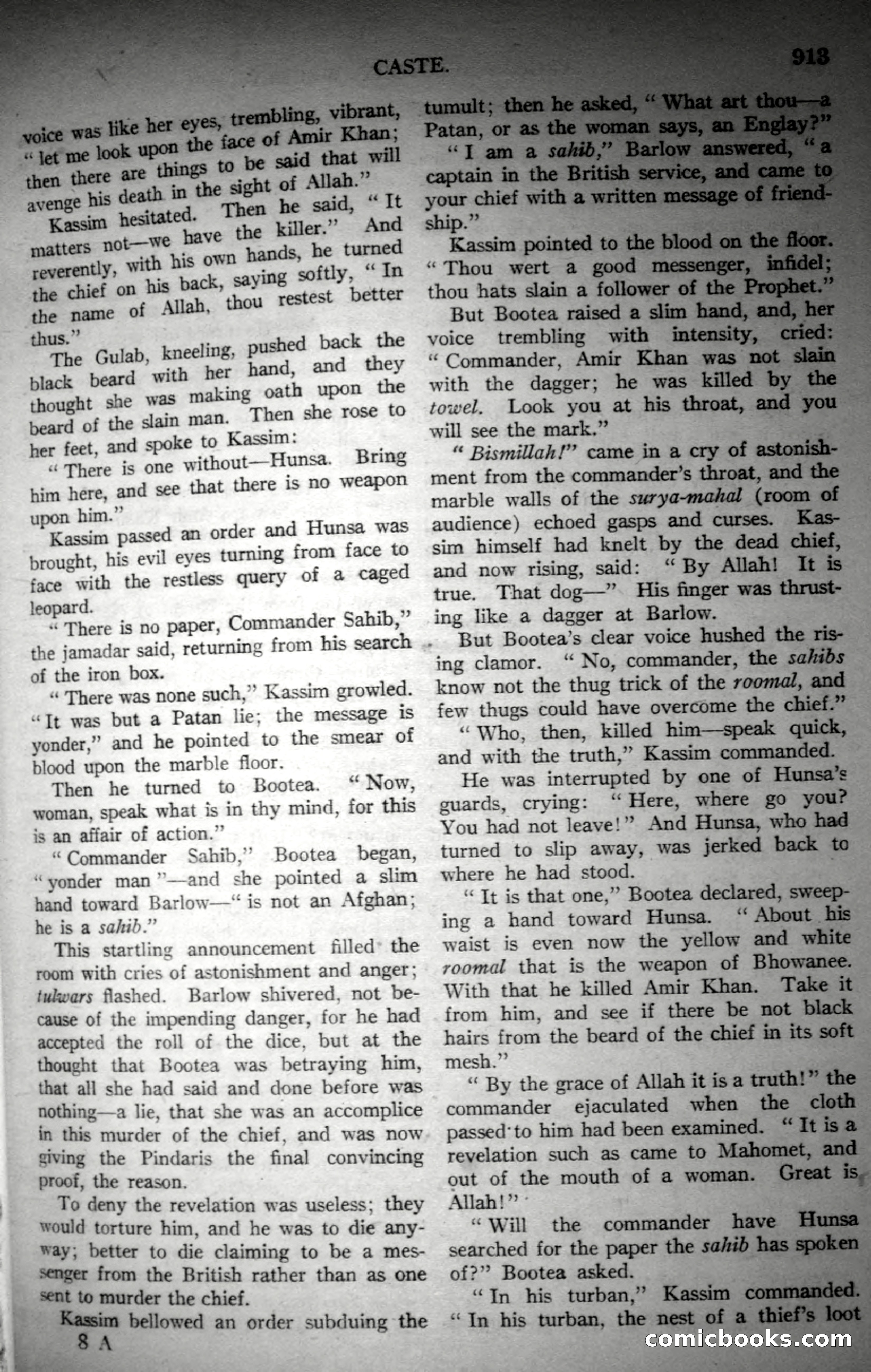 Argosy All-Story Weekly, November 4, 1922 — page 123 of 187