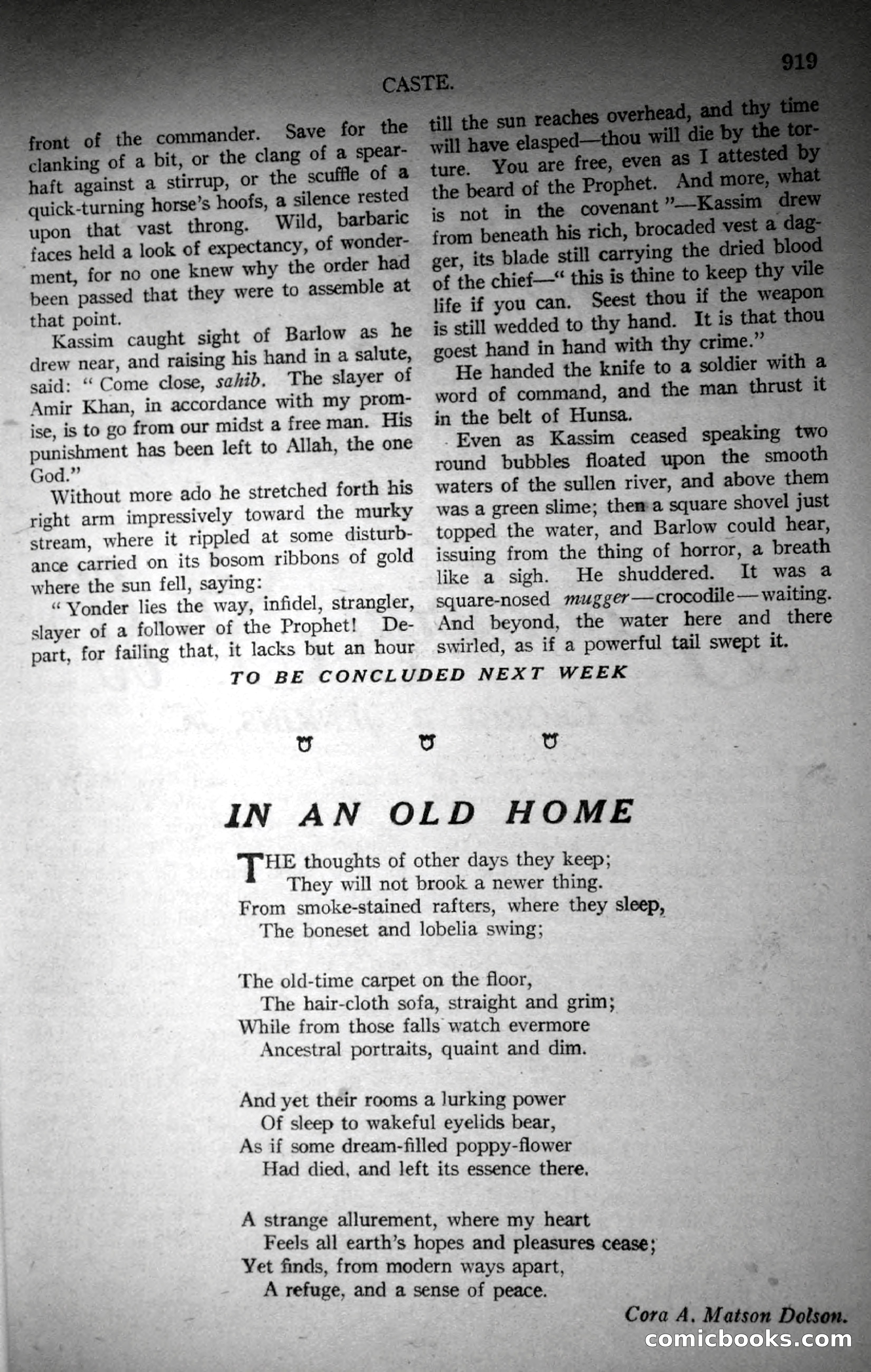 Argosy All-Story Weekly, November 4, 1922 — page 129 of 187