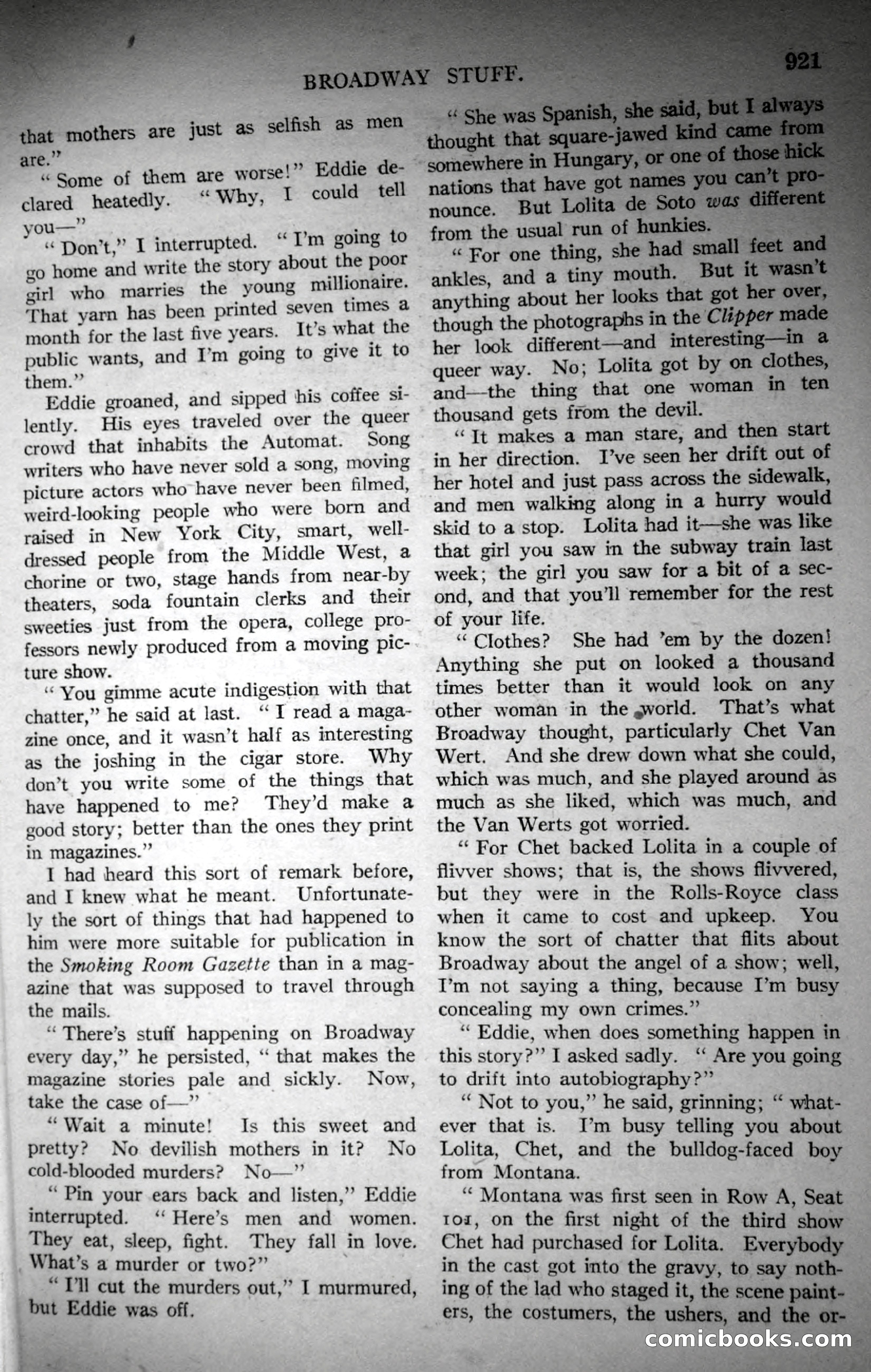 Argosy All-Story Weekly, November 4, 1922 — page 131 of 187
