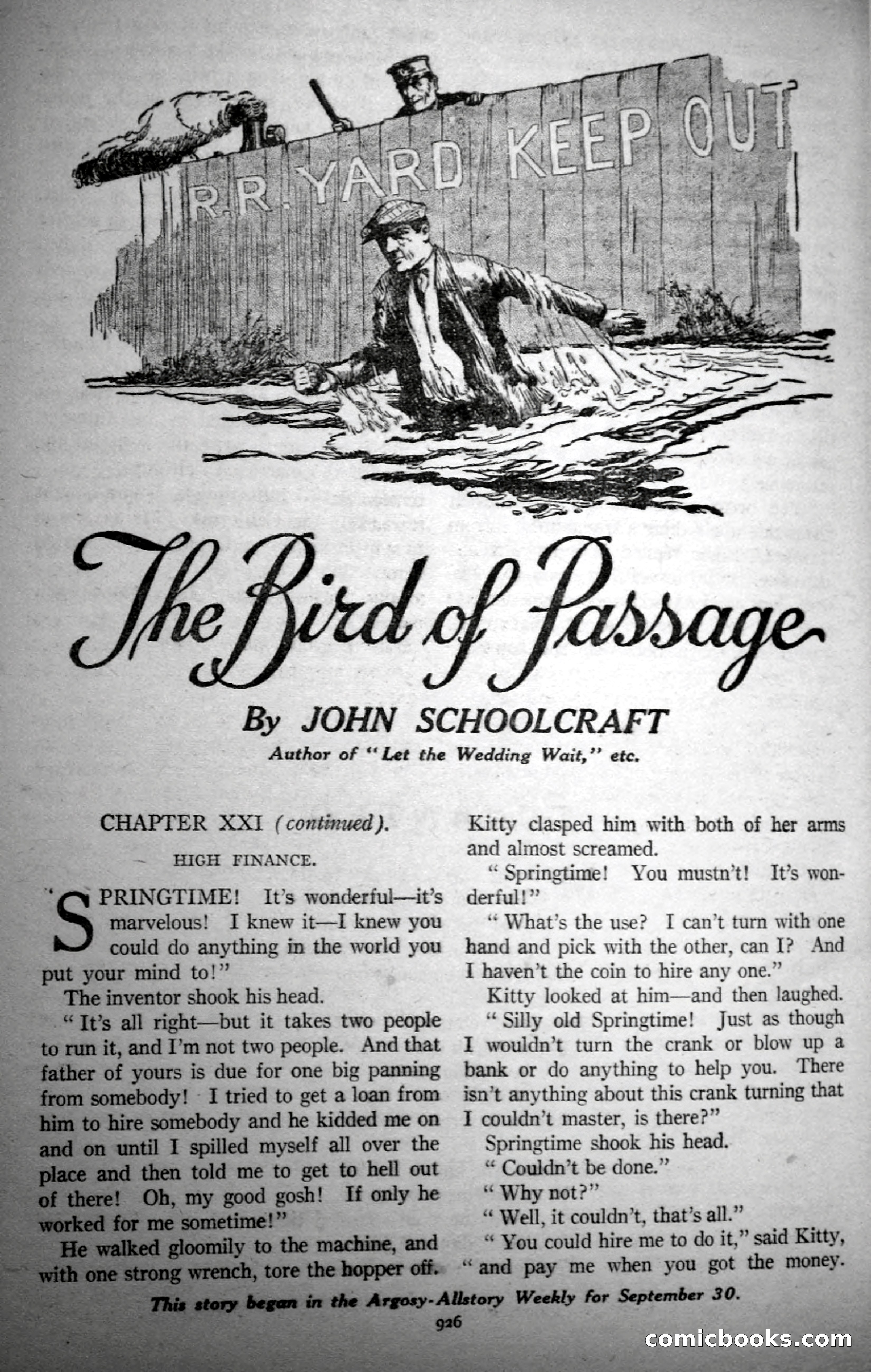 Argosy All-Story Weekly, November 4, 1922 — page 136 of 187
