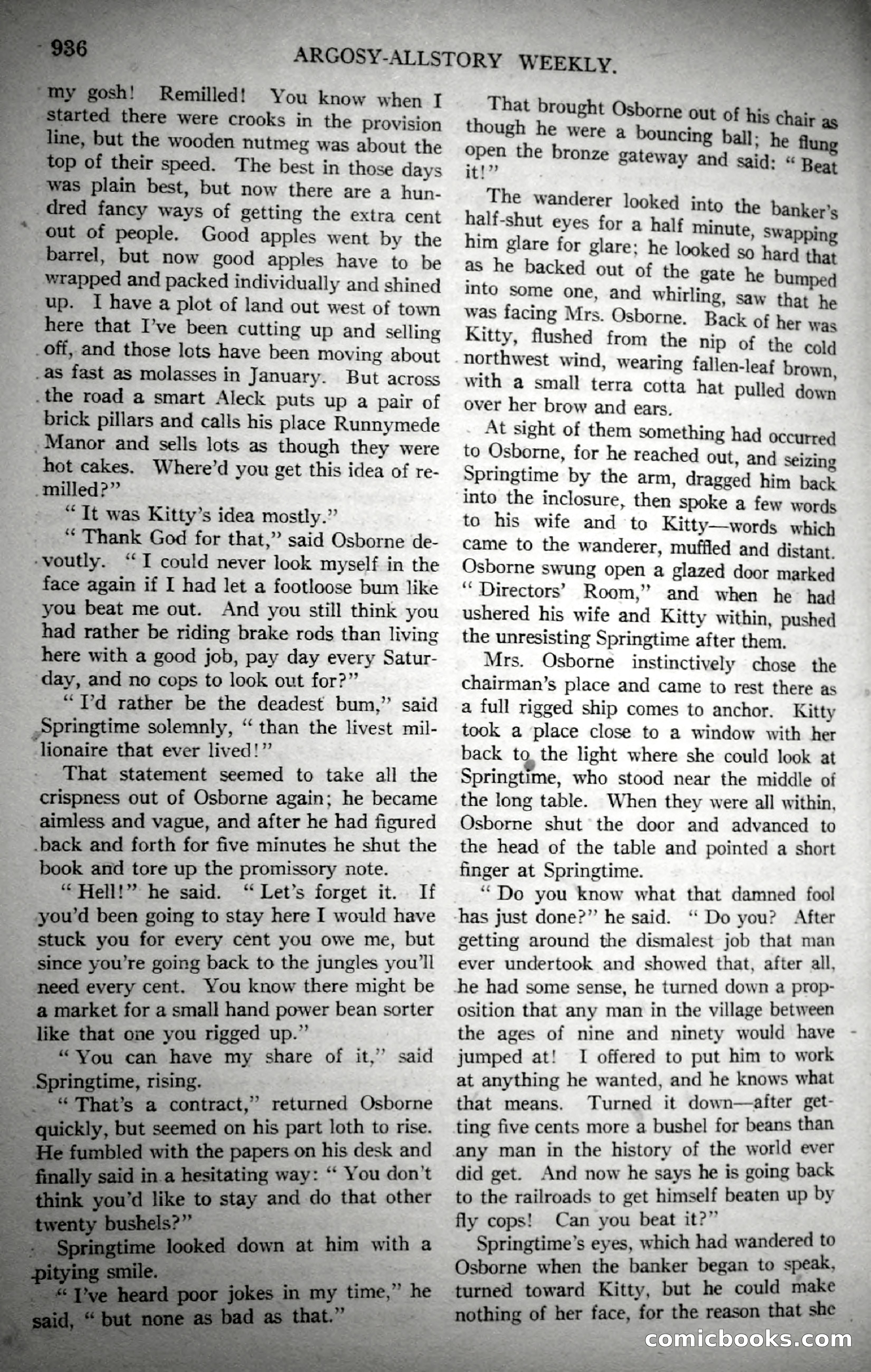 Argosy All-Story Weekly, November 4, 1922 — page 145 of 187
