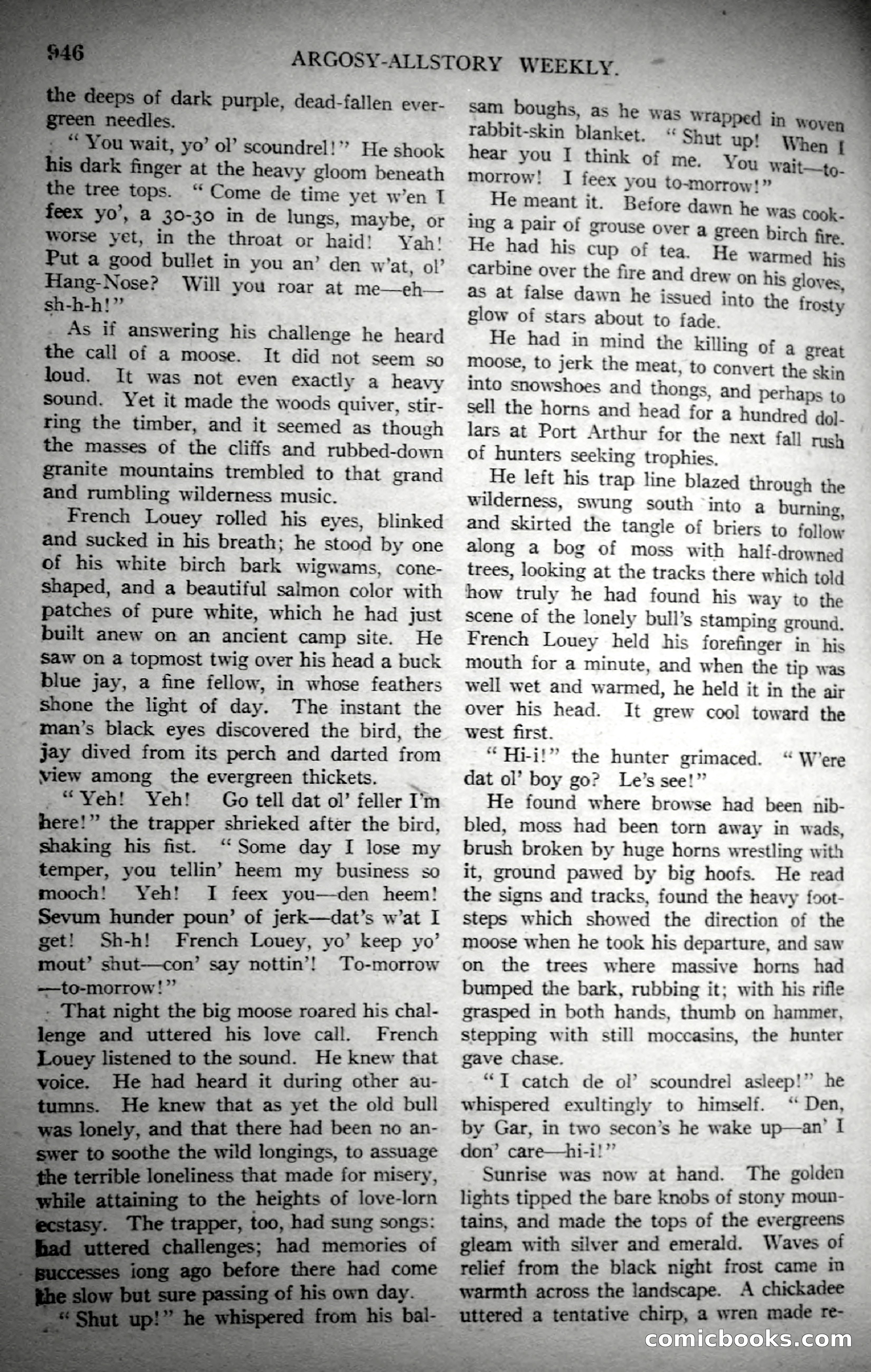 Argosy All-Story Weekly, November 4, 1922 — page 155 of 187