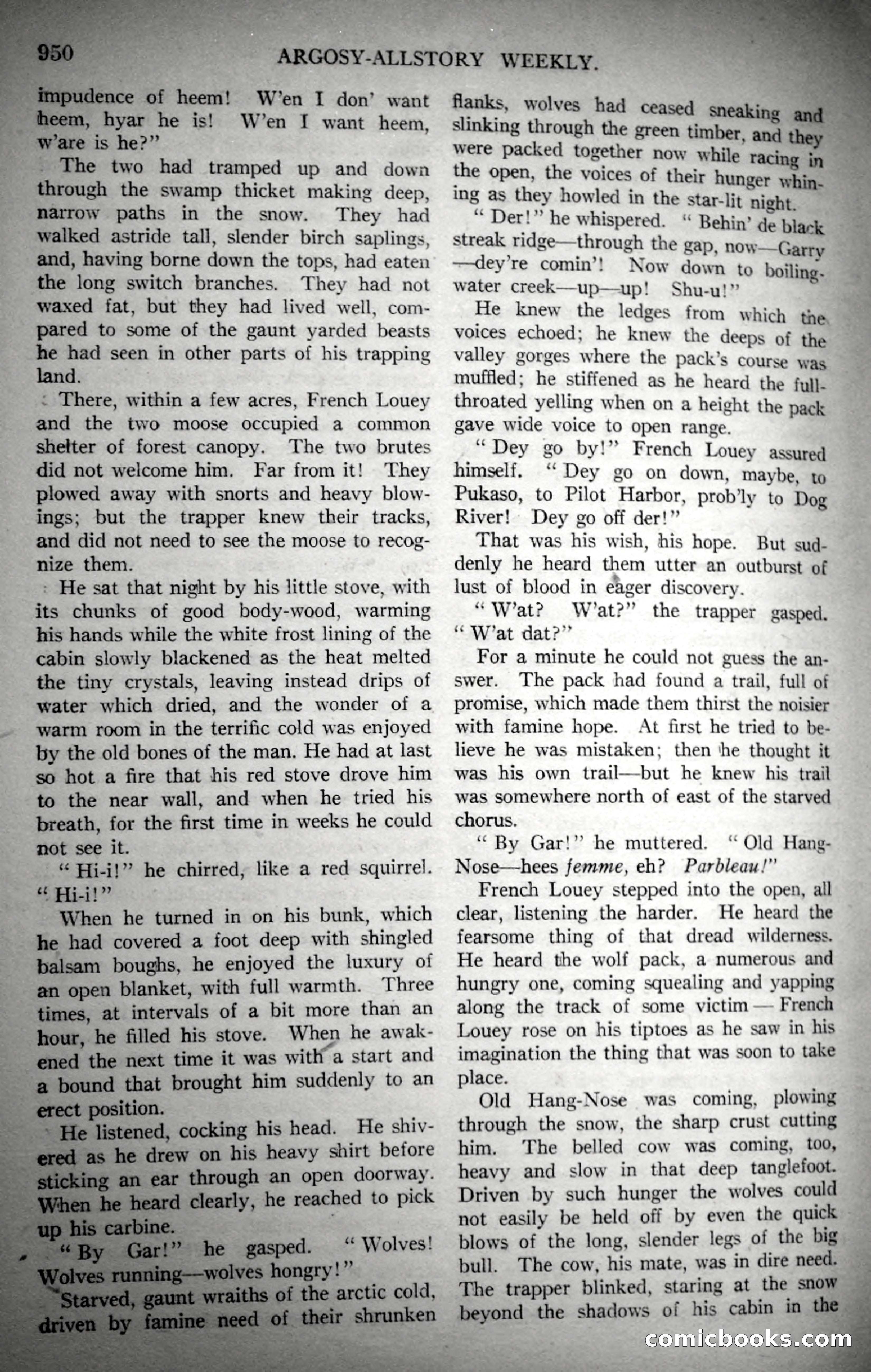 Argosy All-Story Weekly, November 4, 1922 — page 159 of 187