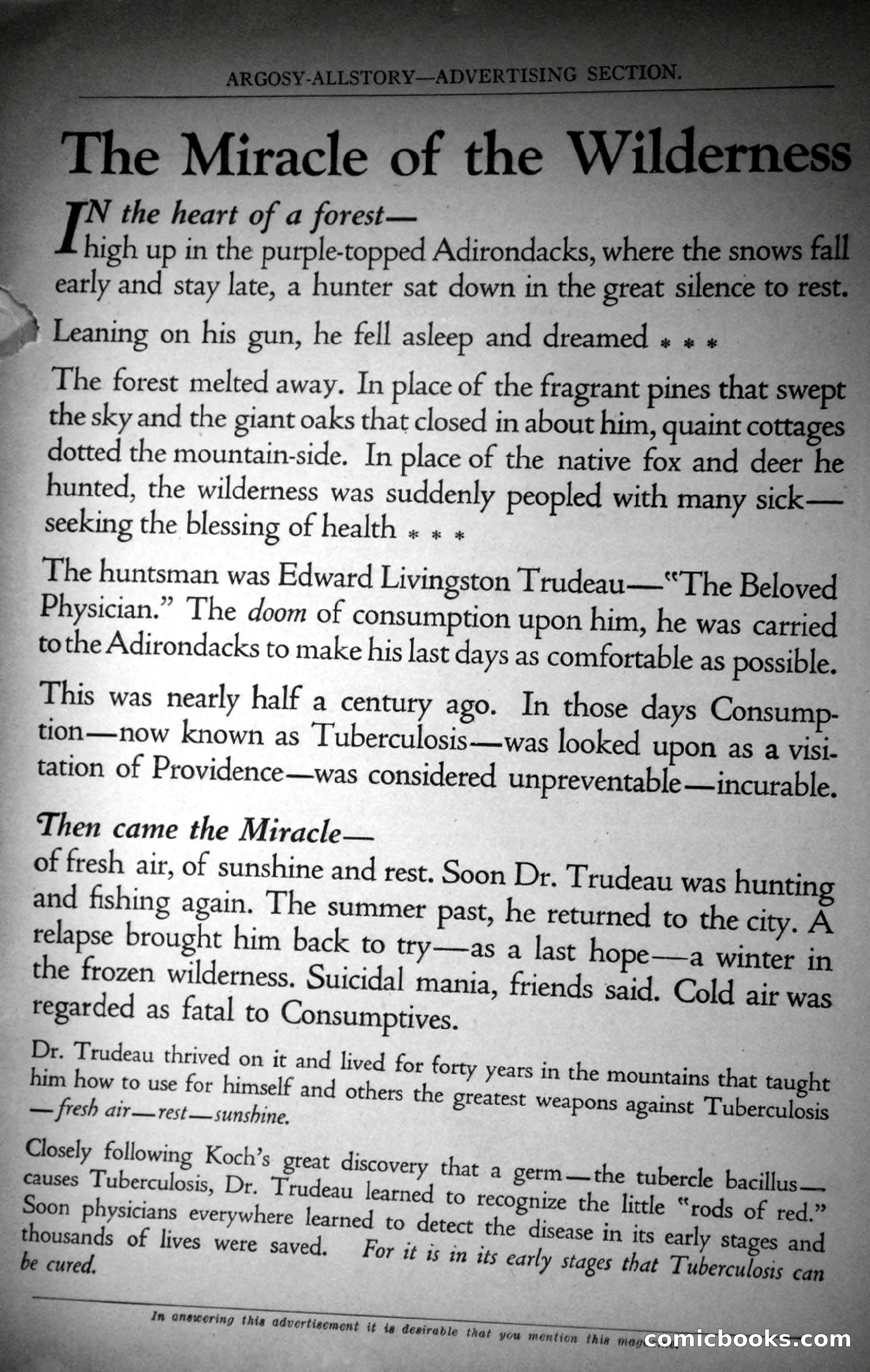 Argosy All-Story Weekly, November 4, 1922 — page 170 of 187