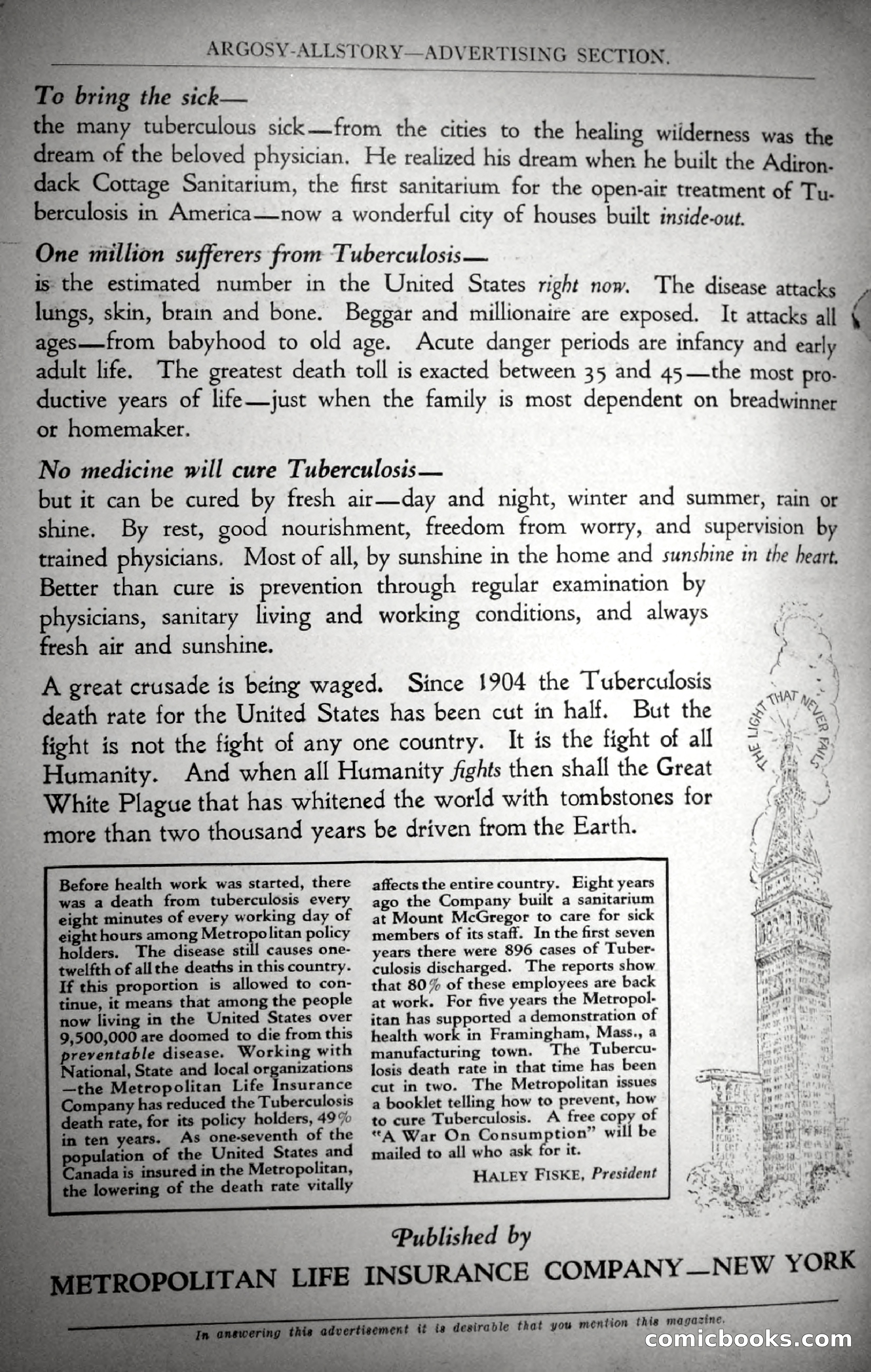 Argosy All-Story Weekly, November 4, 1922 — page 171 of 187