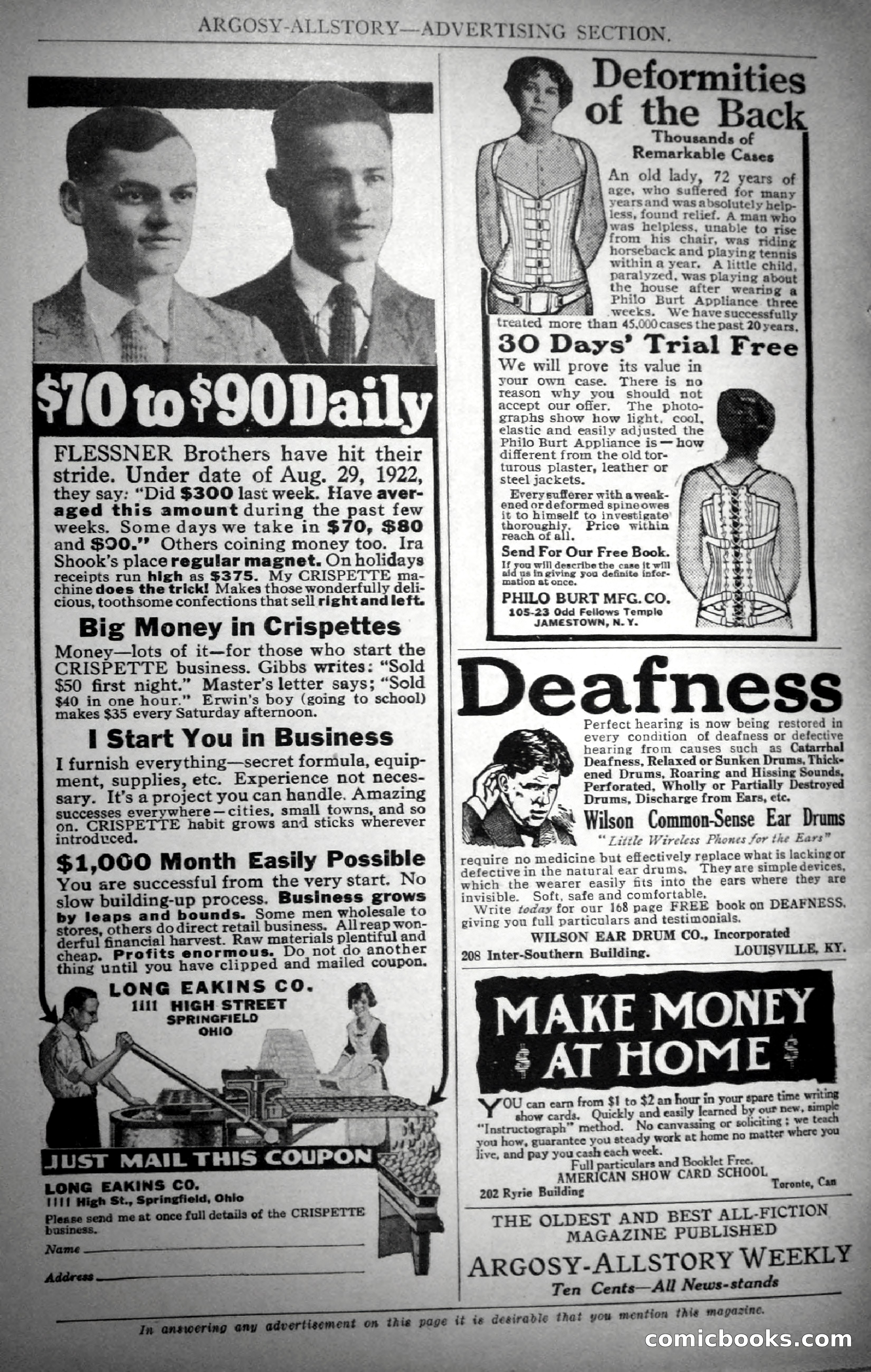 Argosy All-Story Weekly, November 4, 1922 — page 175 of 187