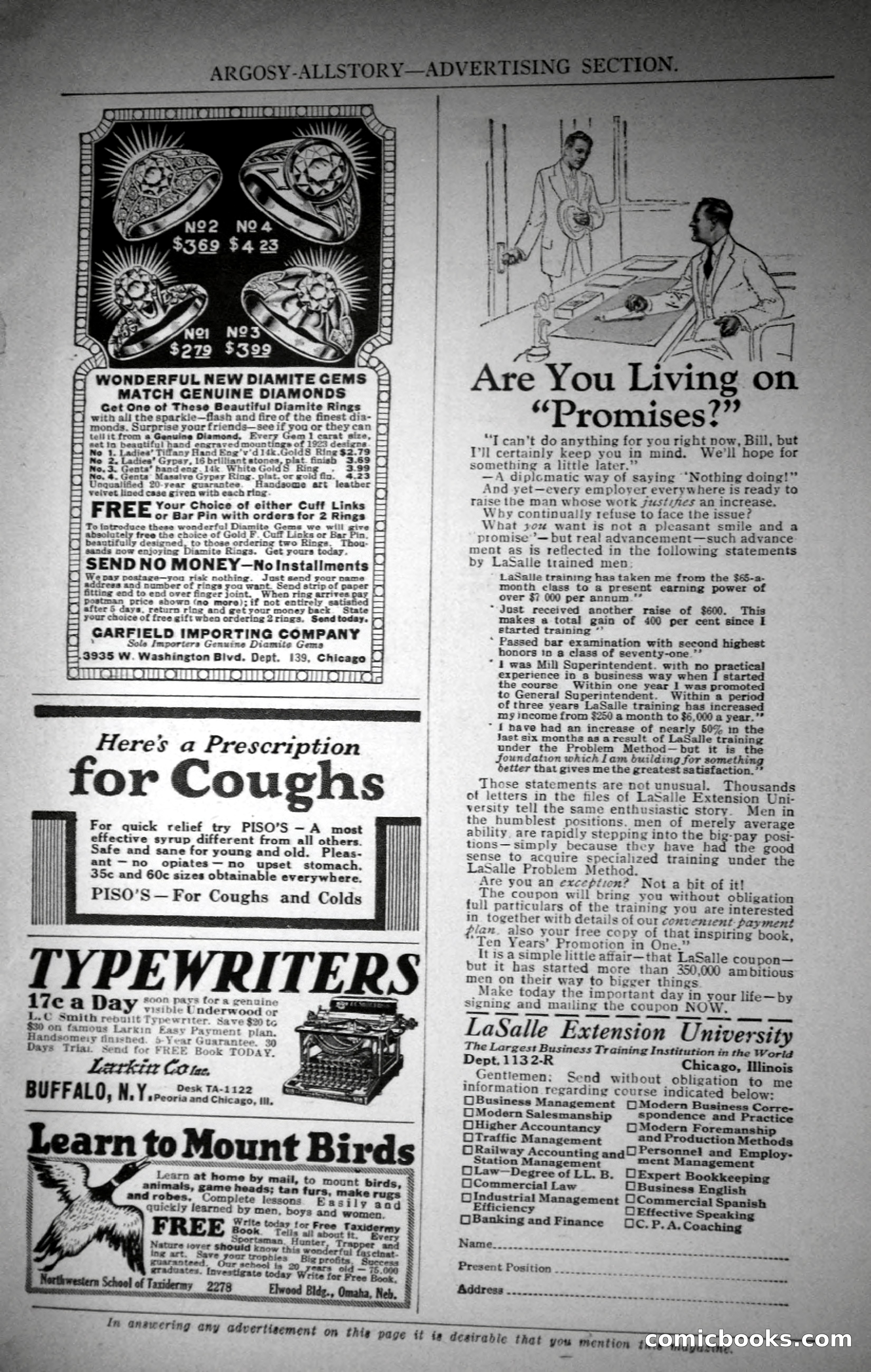 Argosy All-Story Weekly, November 4, 1922 — page 176 of 187