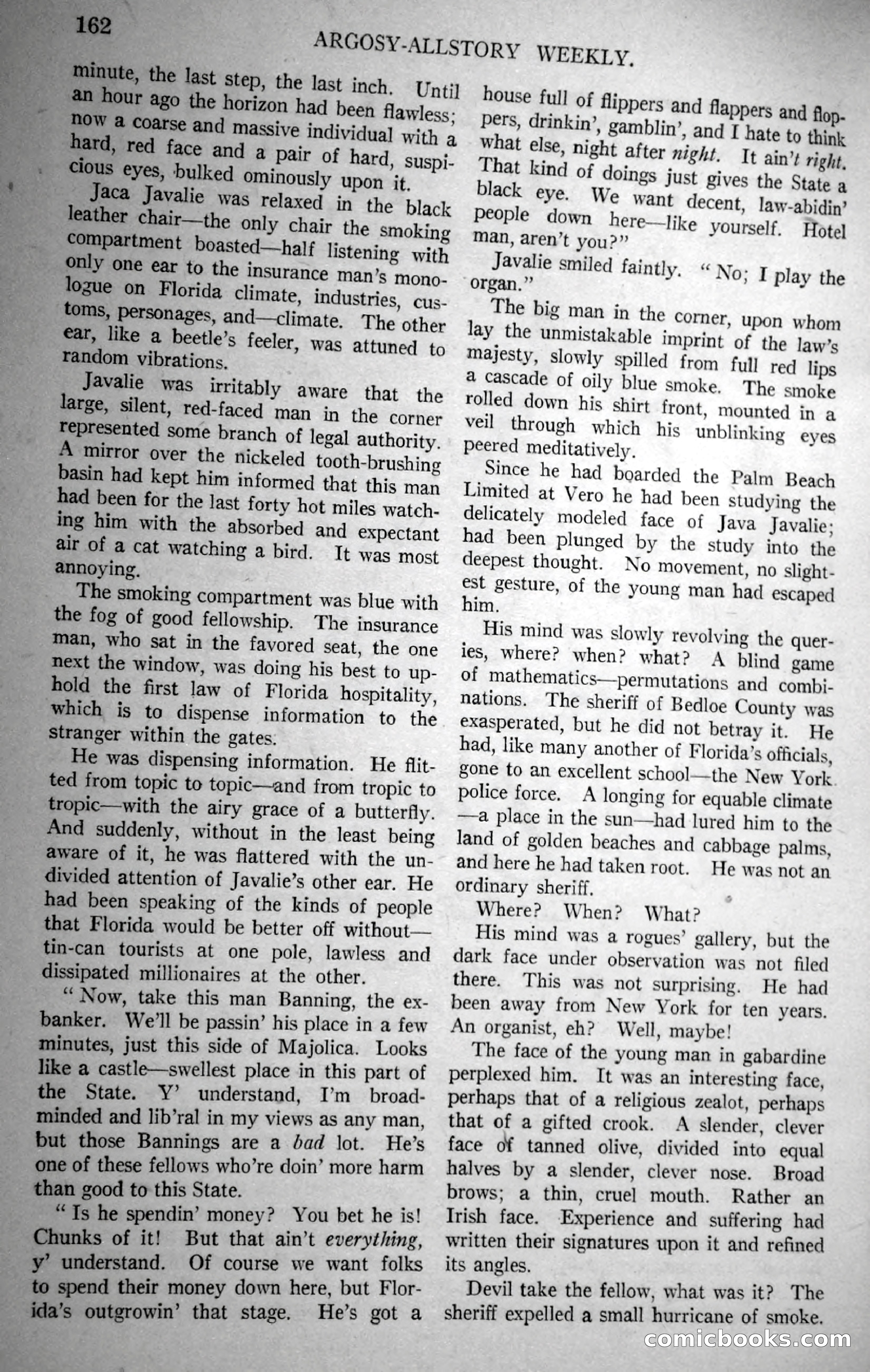 Argosy All-Story Weekly, November 18, 1922 — page 12 of 176