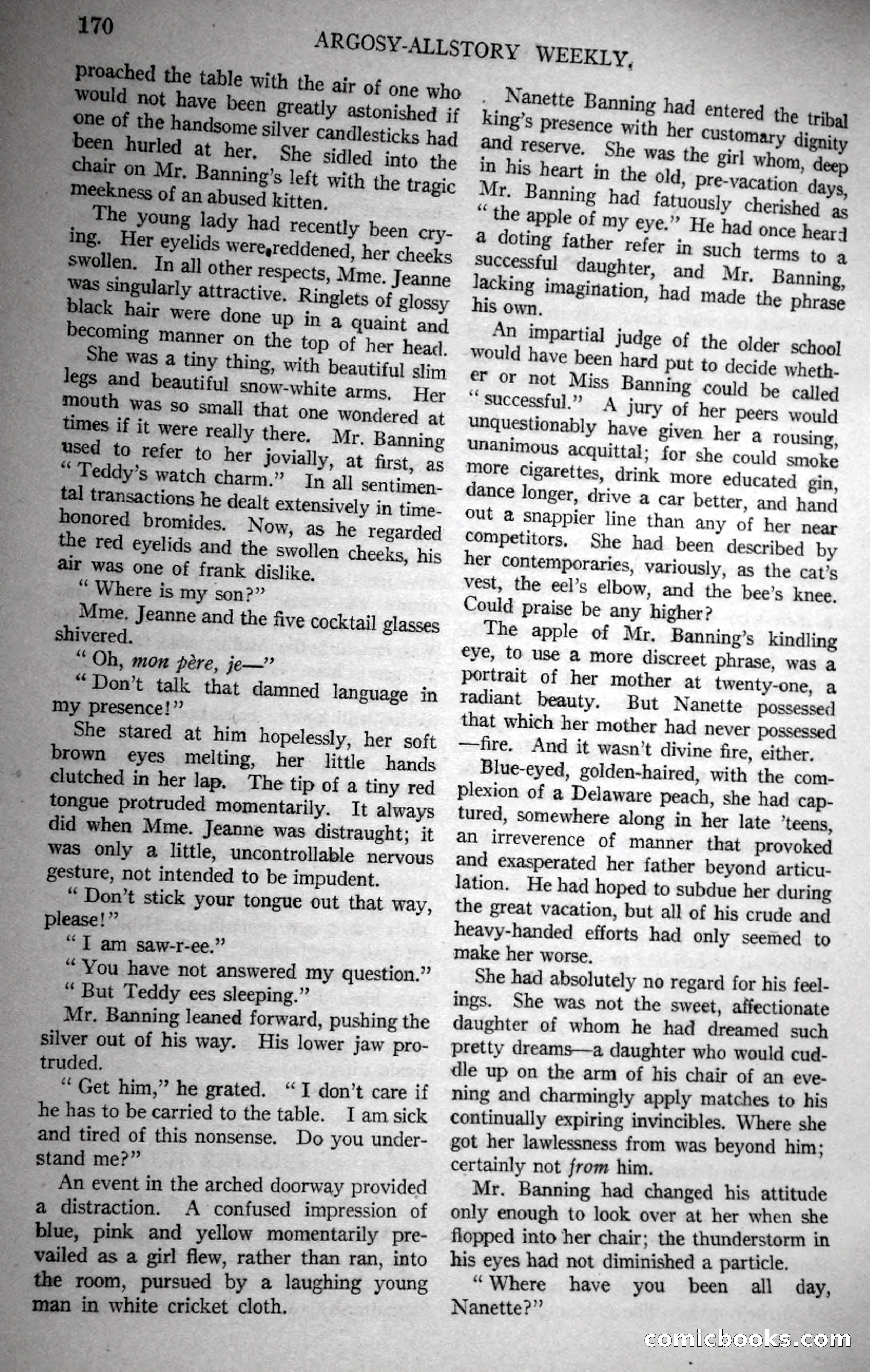 Argosy All-Story Weekly, November 18, 1922 — page 20 of 176