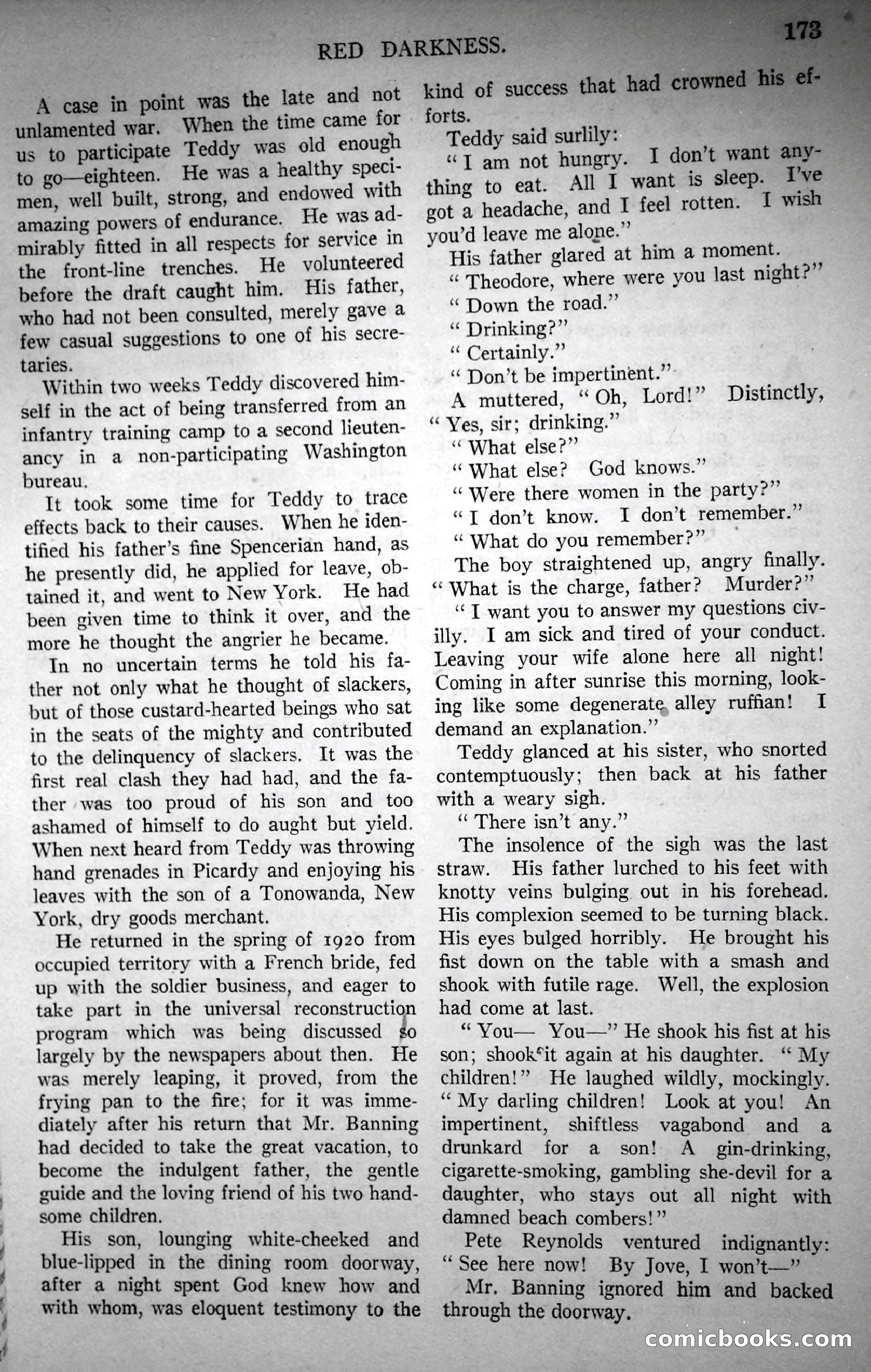 Argosy All-Story Weekly, November 18, 1922 — page 23 of 176
