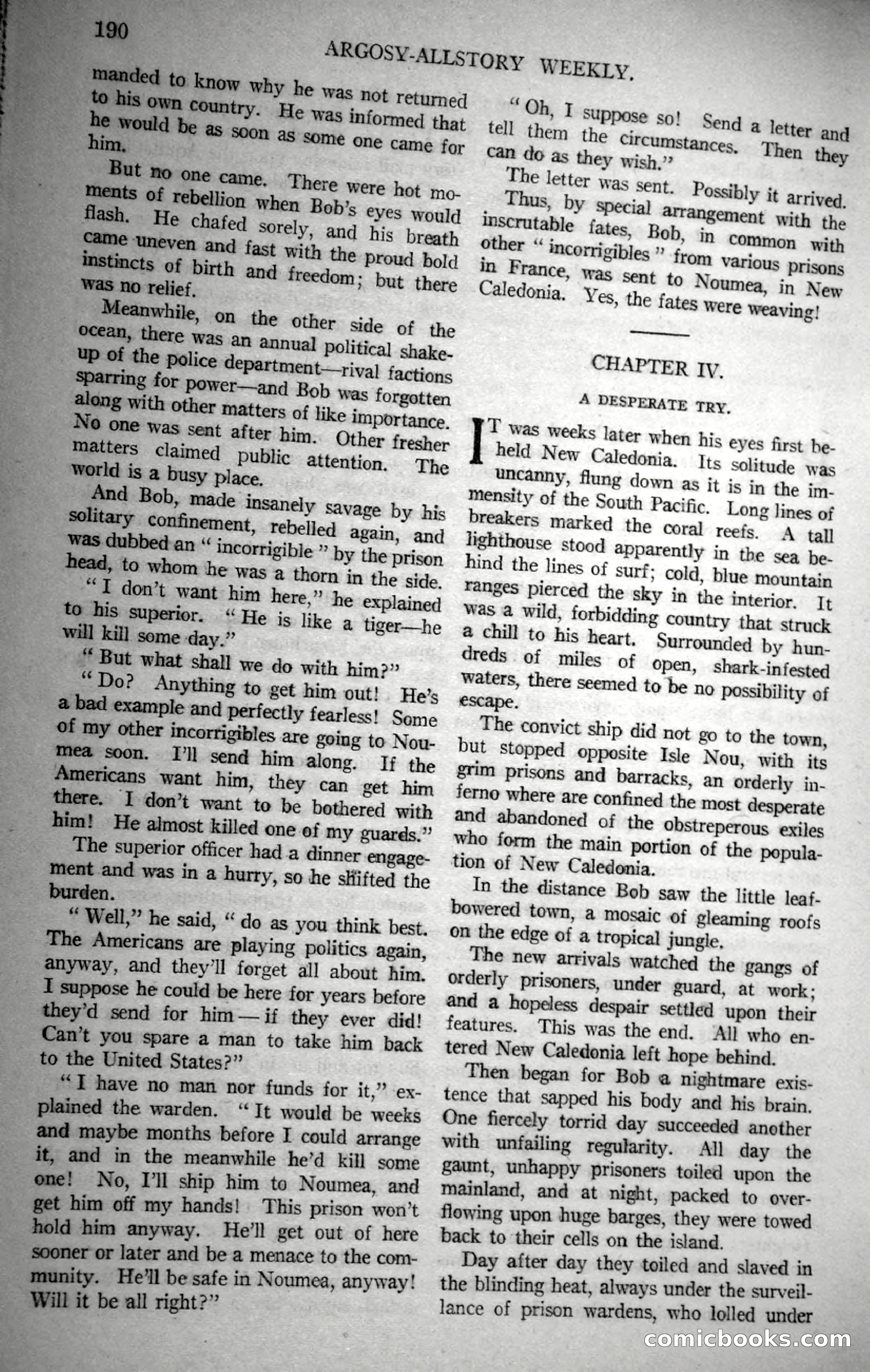 Argosy All-Story Weekly, November 18, 1922 — page 40 of 176
