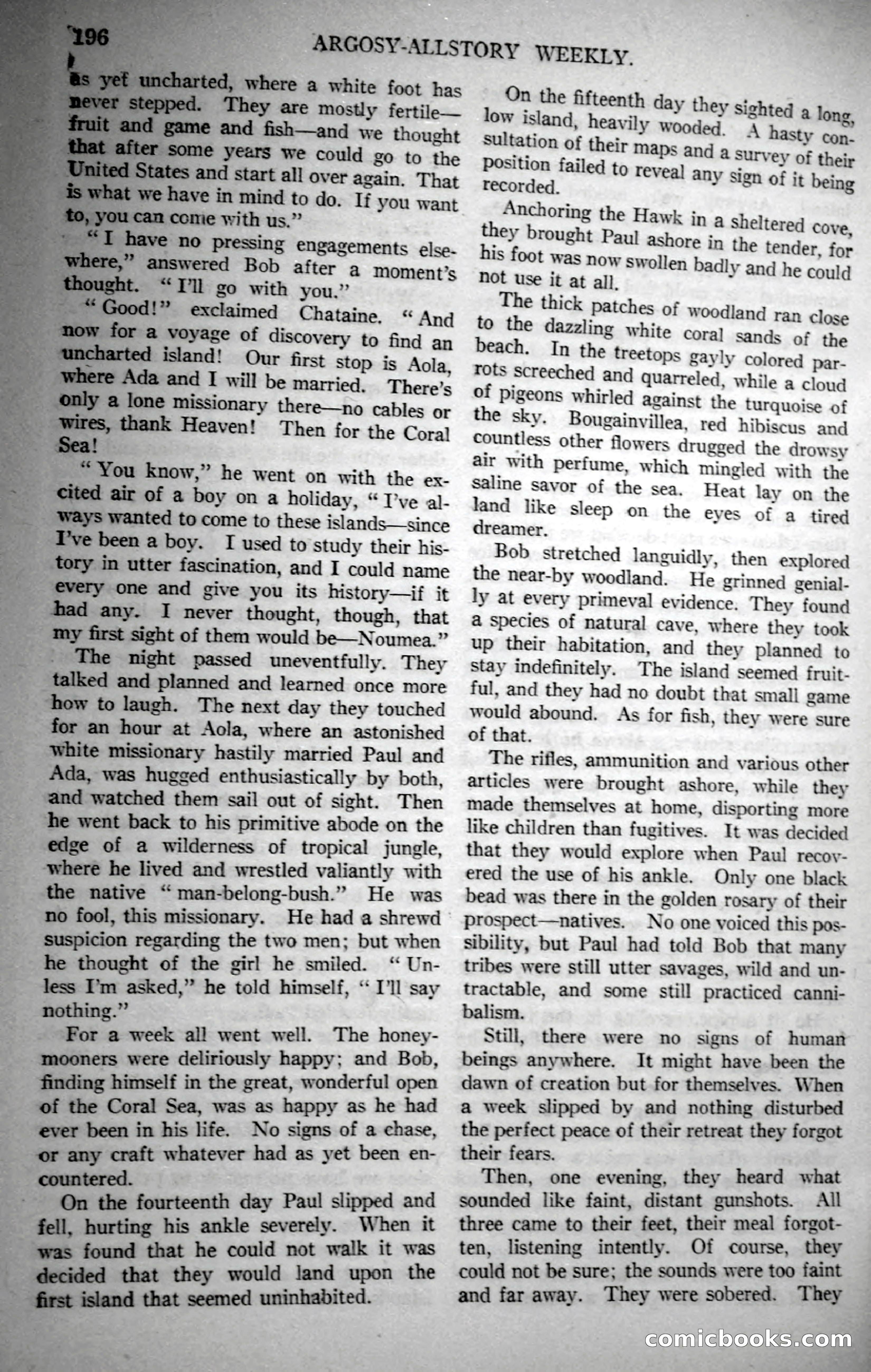 Argosy All-Story Weekly, November 18, 1922 — page 46 of 176