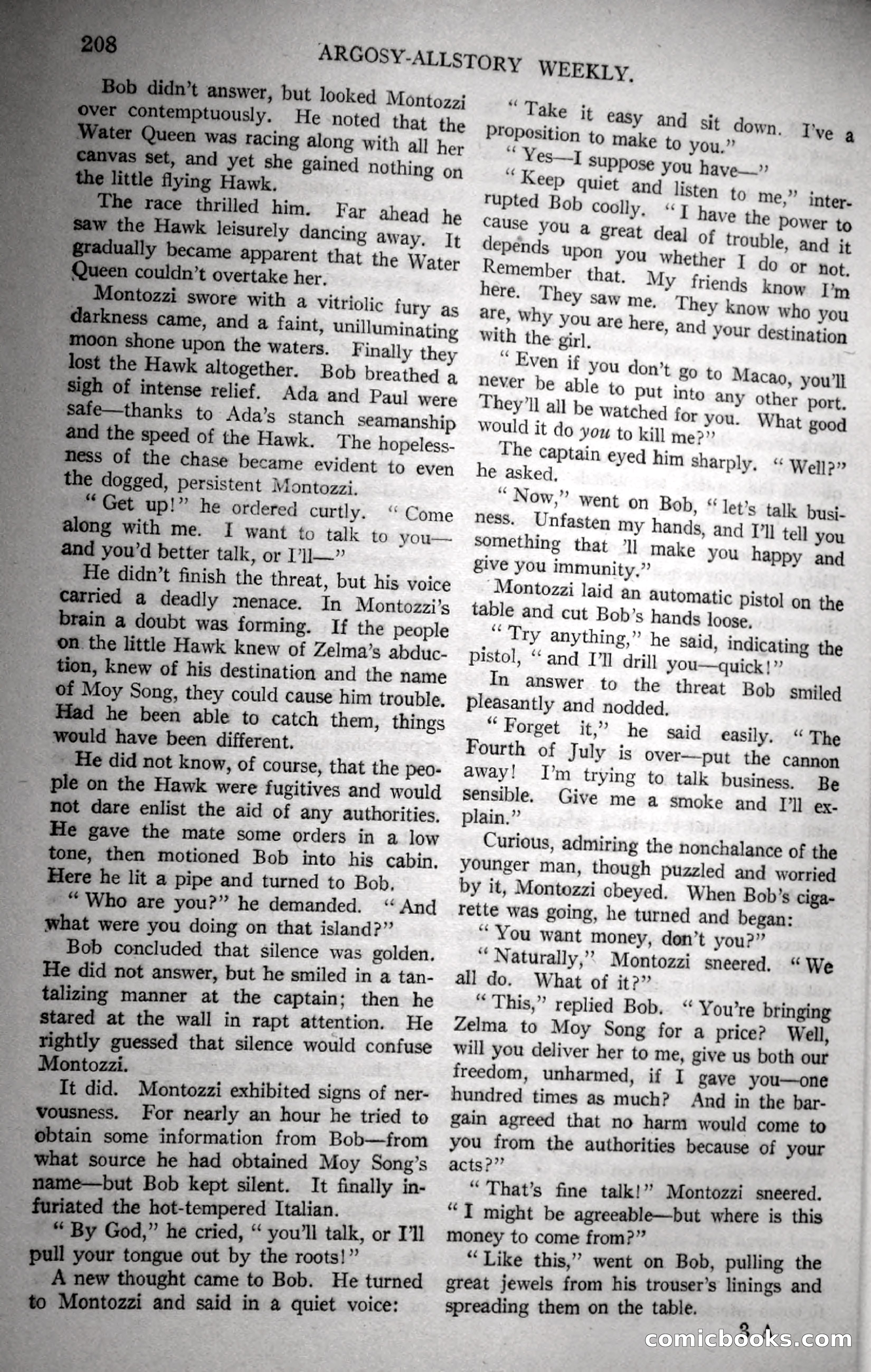 Argosy All-Story Weekly, November 18, 1922 — page 58 of 176