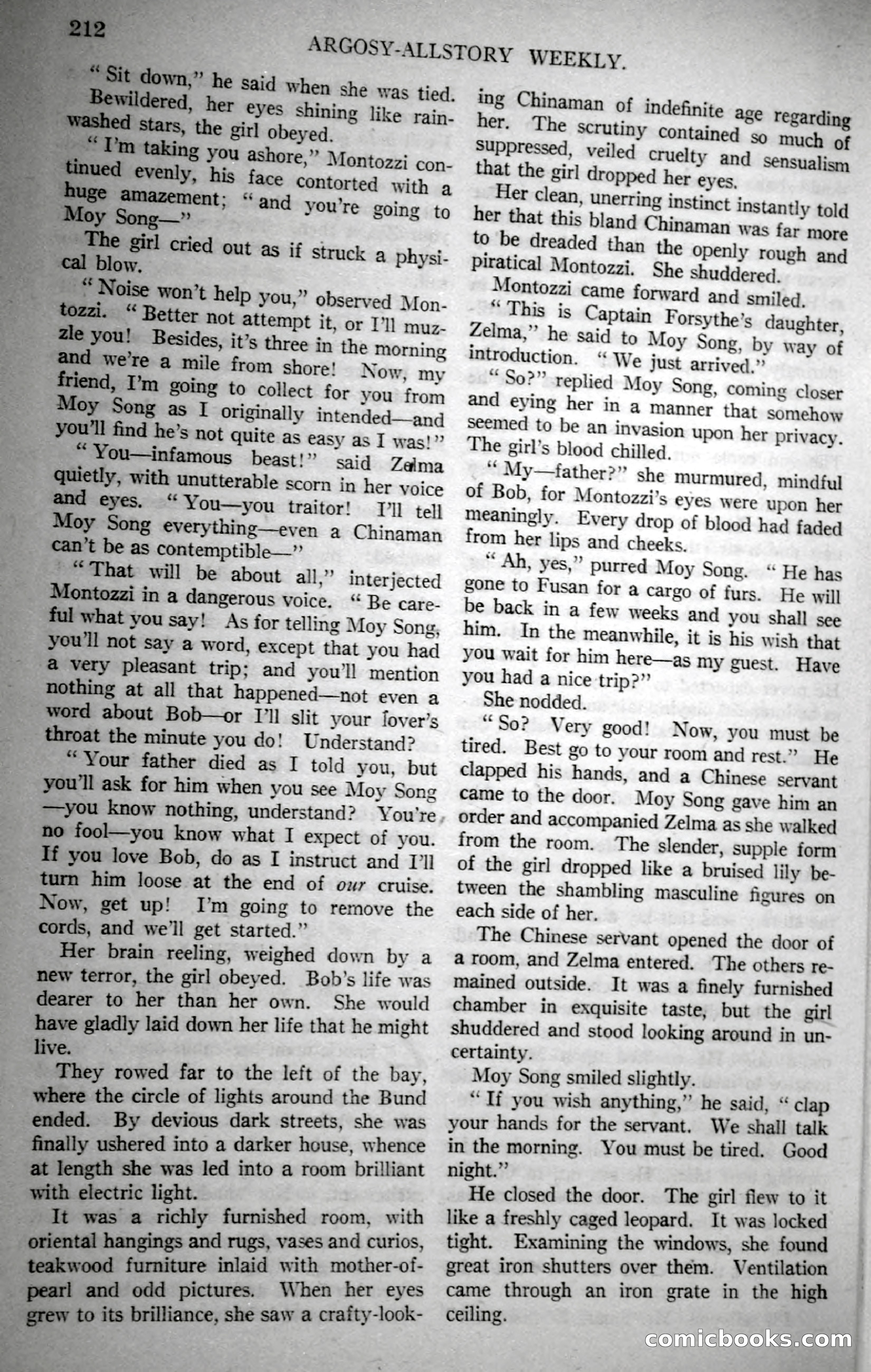 Argosy All-Story Weekly, November 18, 1922 — page 62 of 176