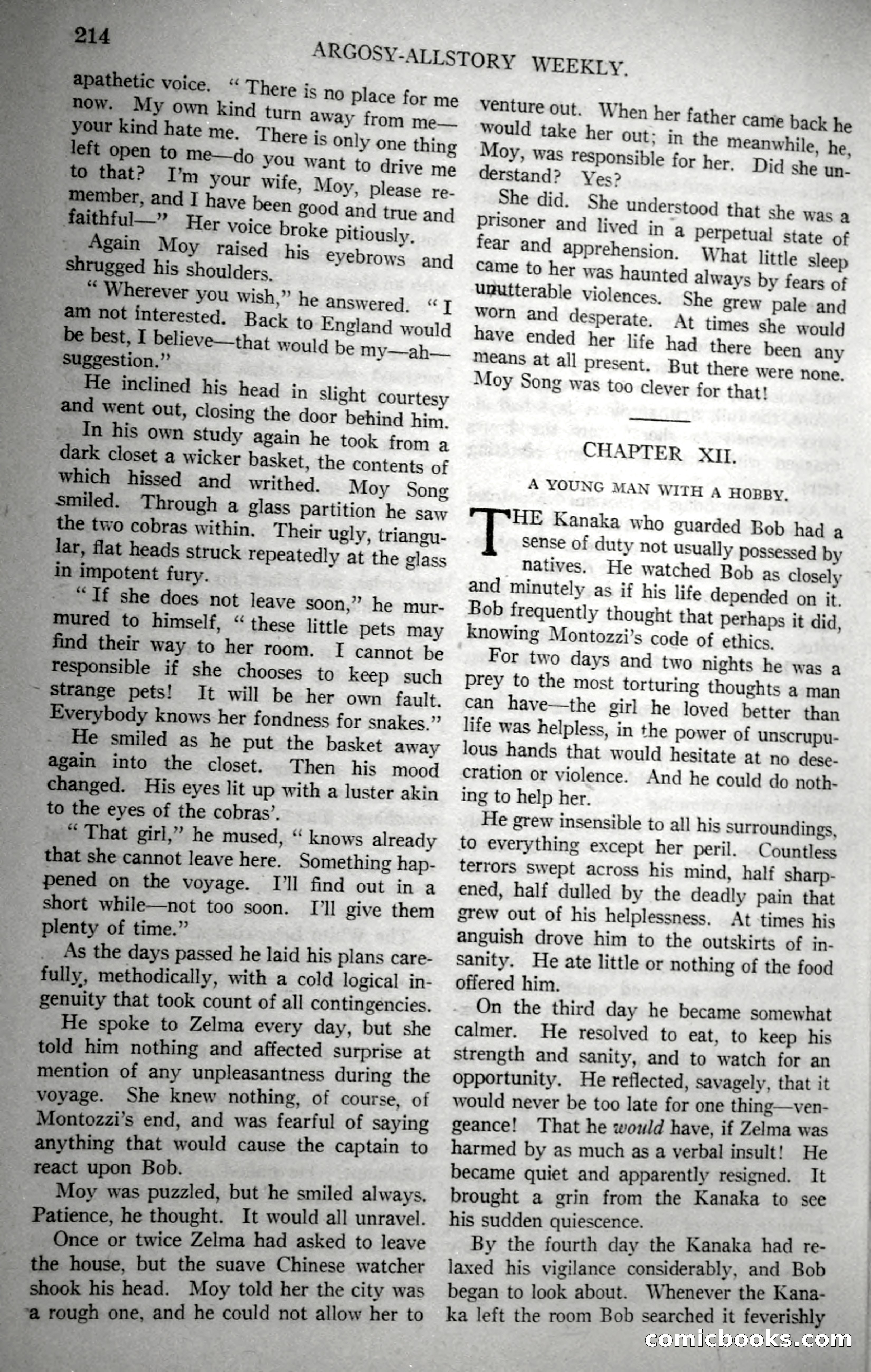 Argosy All-Story Weekly, November 18, 1922 — page 64 of 176