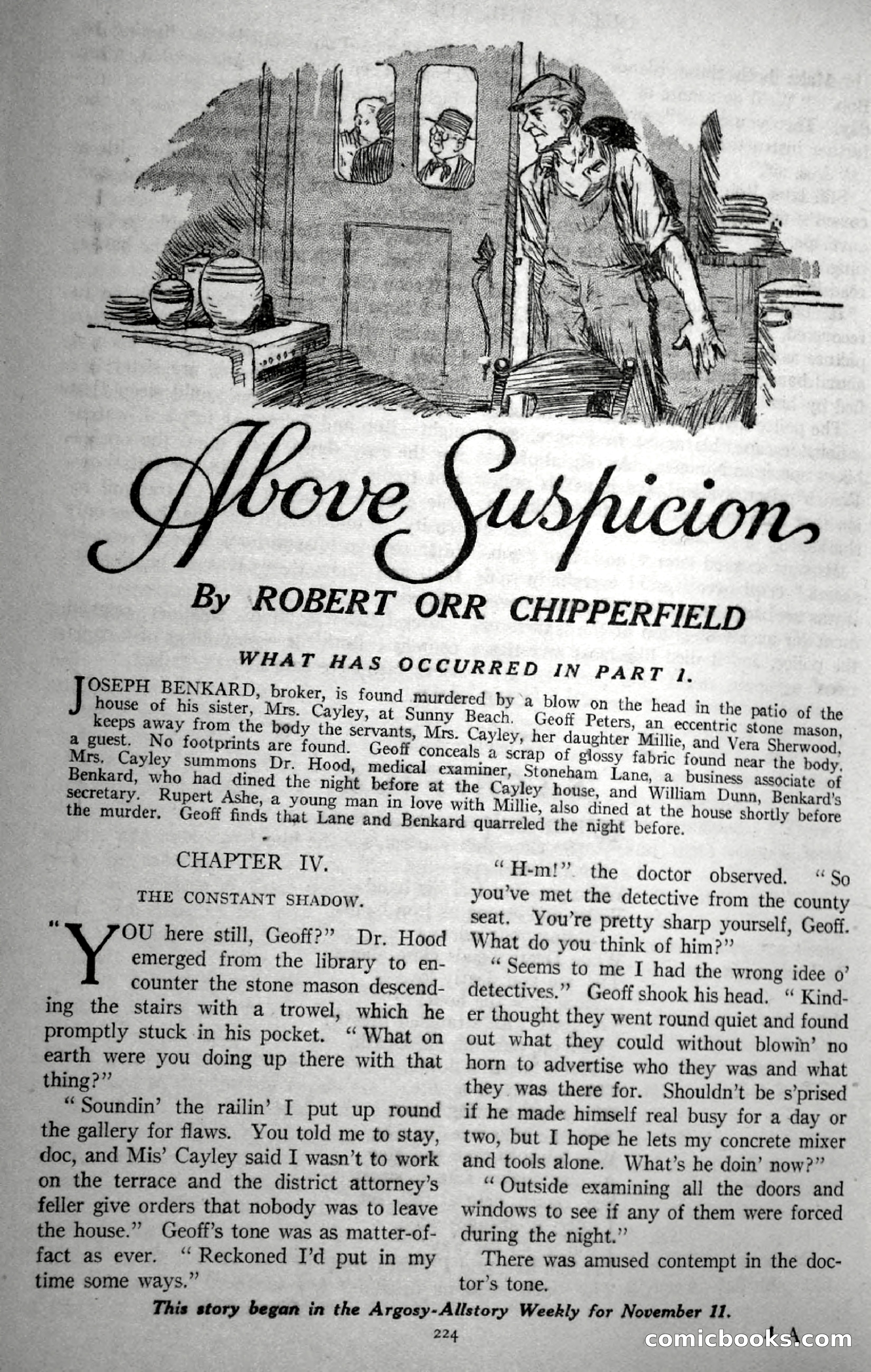Argosy All-Story Weekly, November 18, 1922 — page 74 of 176