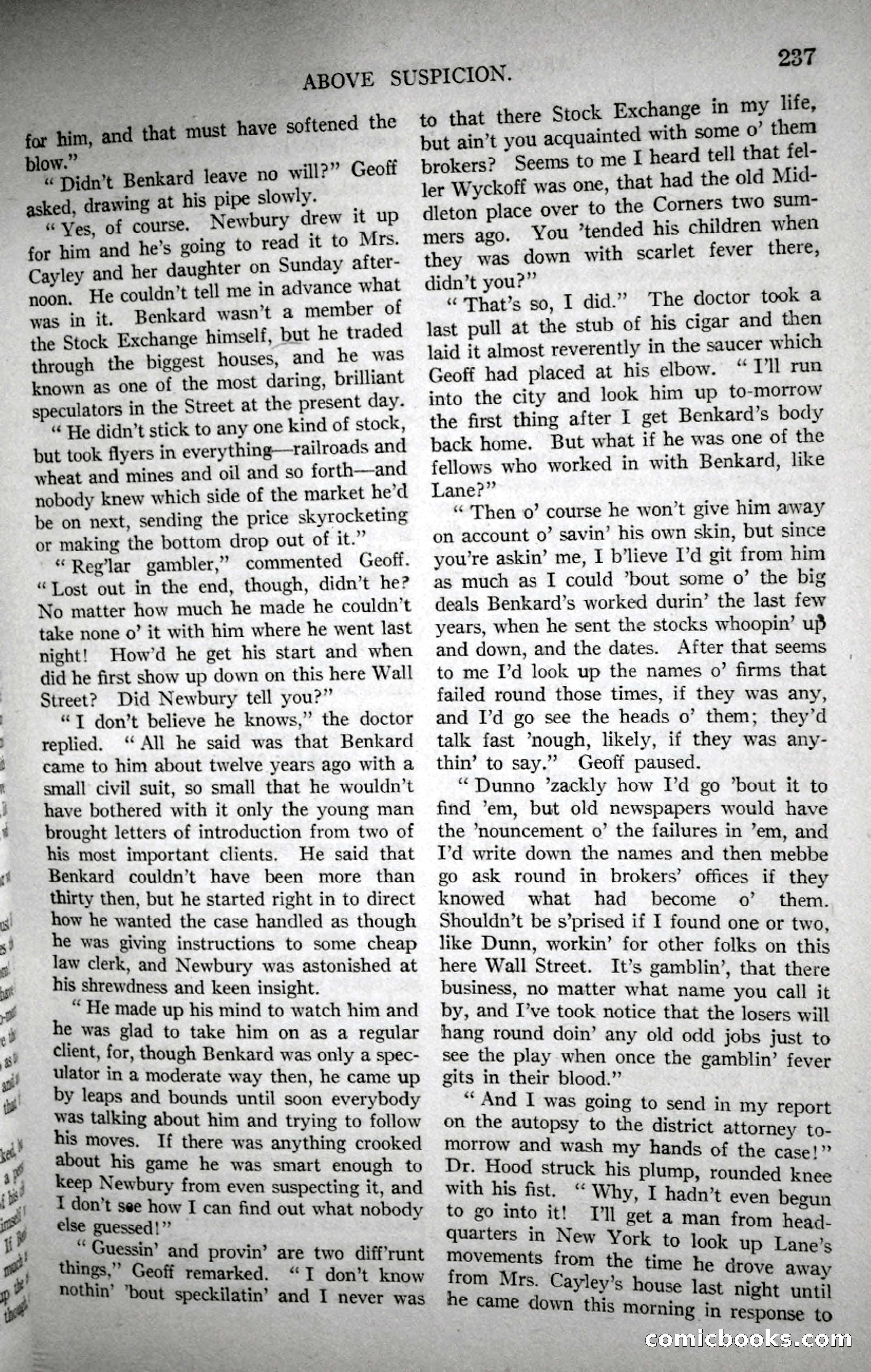 Argosy All-Story Weekly, November 18, 1922 — page 87 of 176
