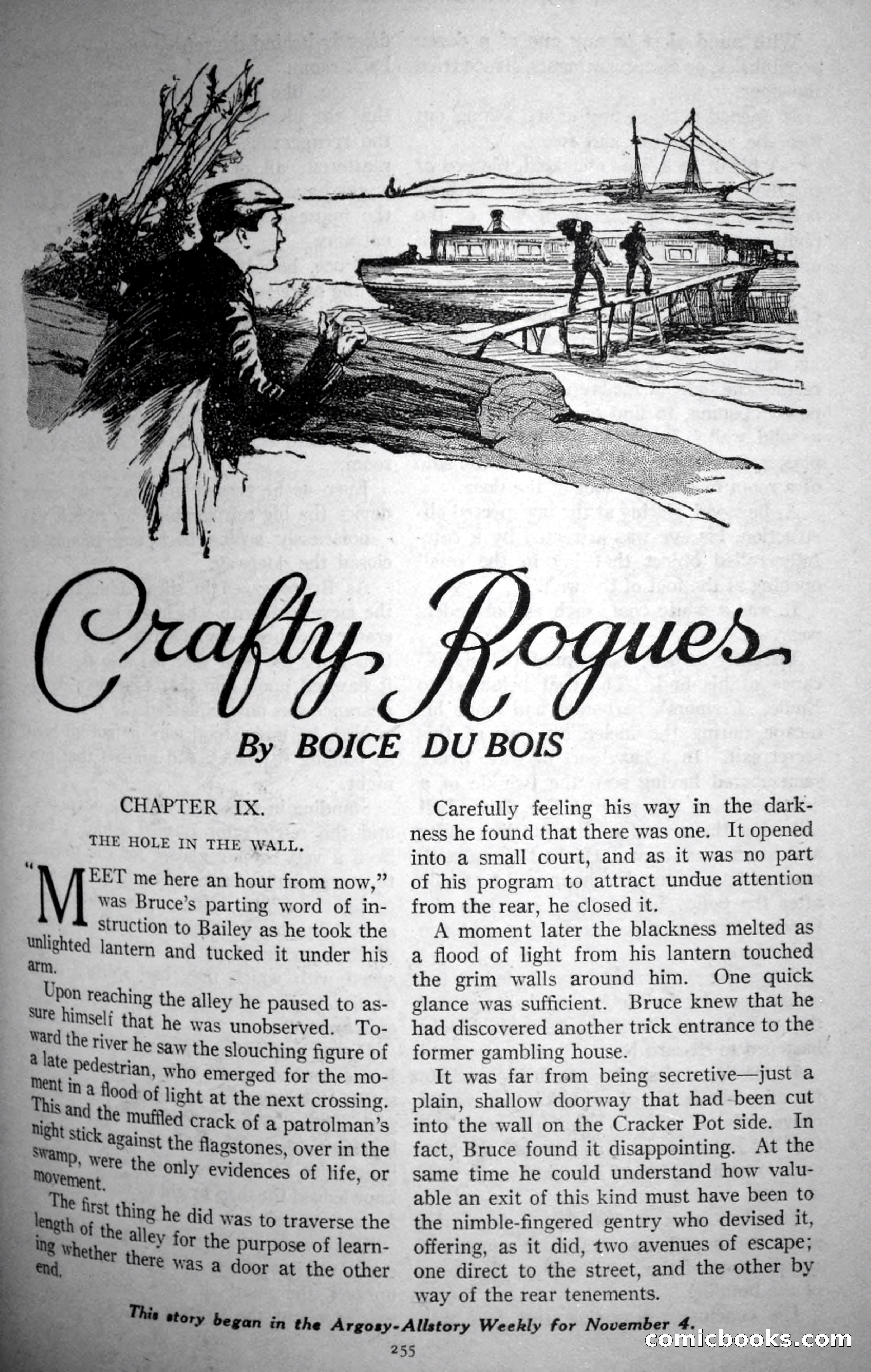 Argosy All-Story Weekly, November 18, 1922 — page 105 of 176