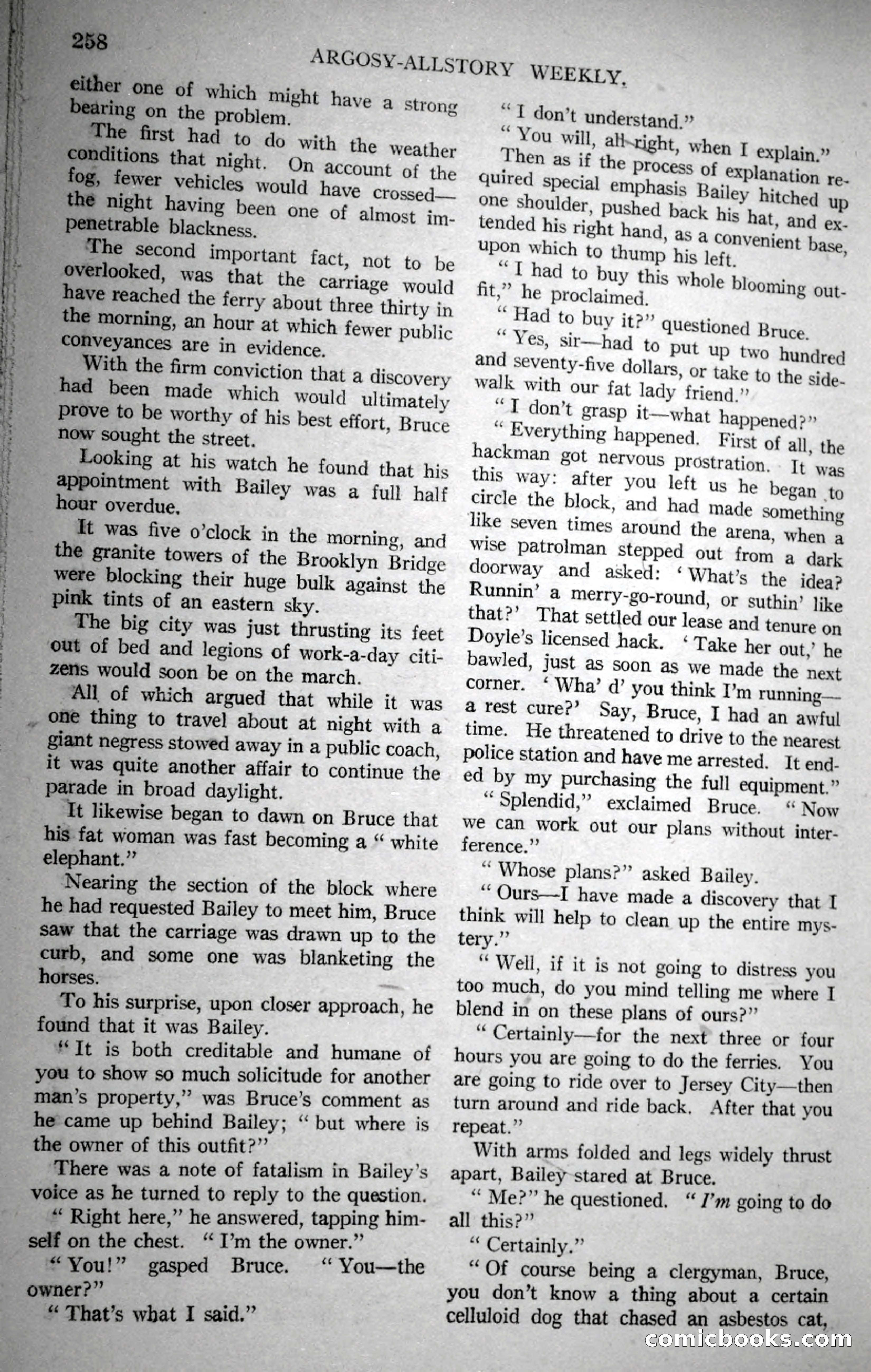 Argosy All-Story Weekly, November 18, 1922 — page 108 of 176