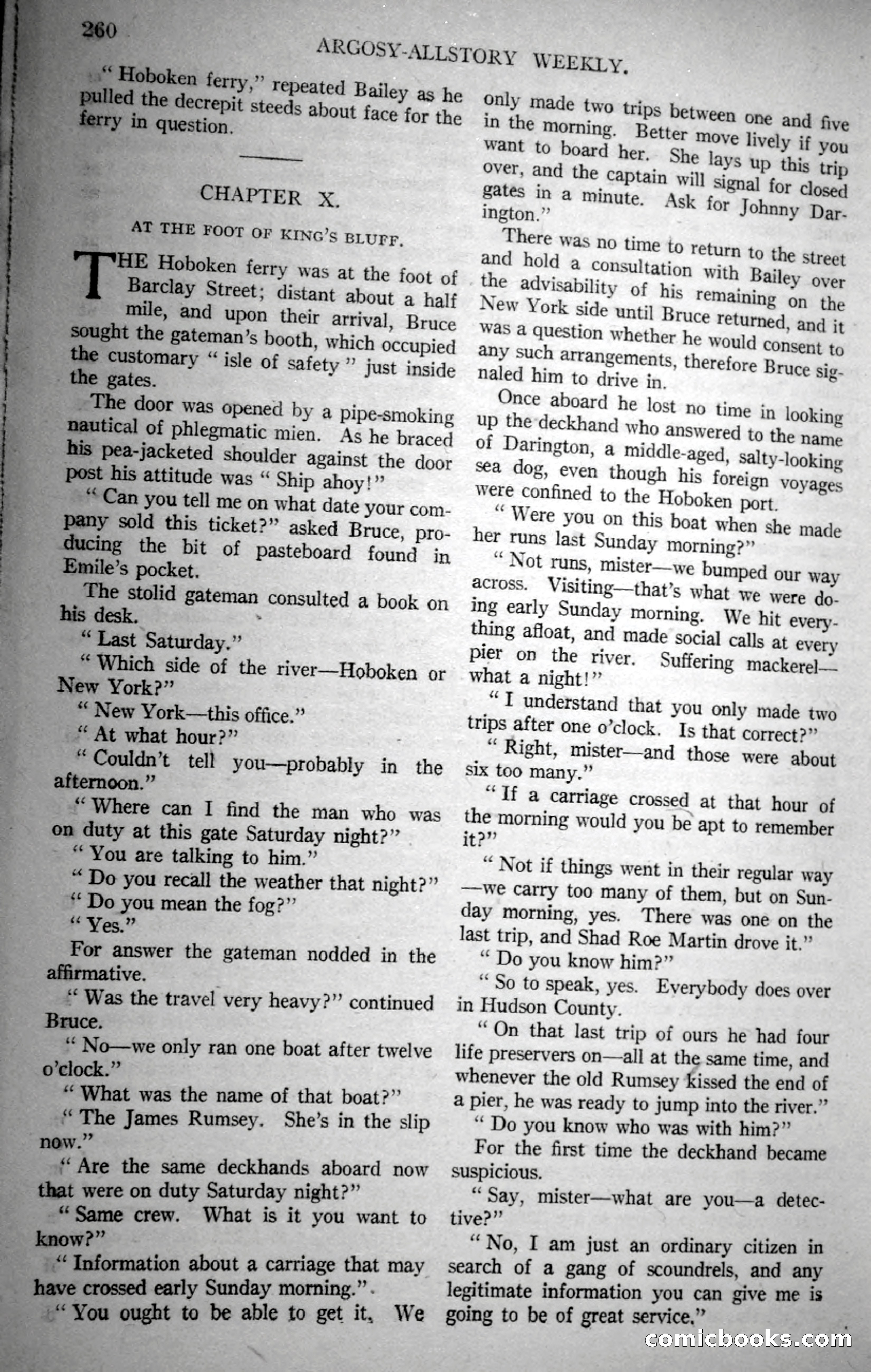 Argosy All-Story Weekly, November 18, 1922 — page 110 of 176