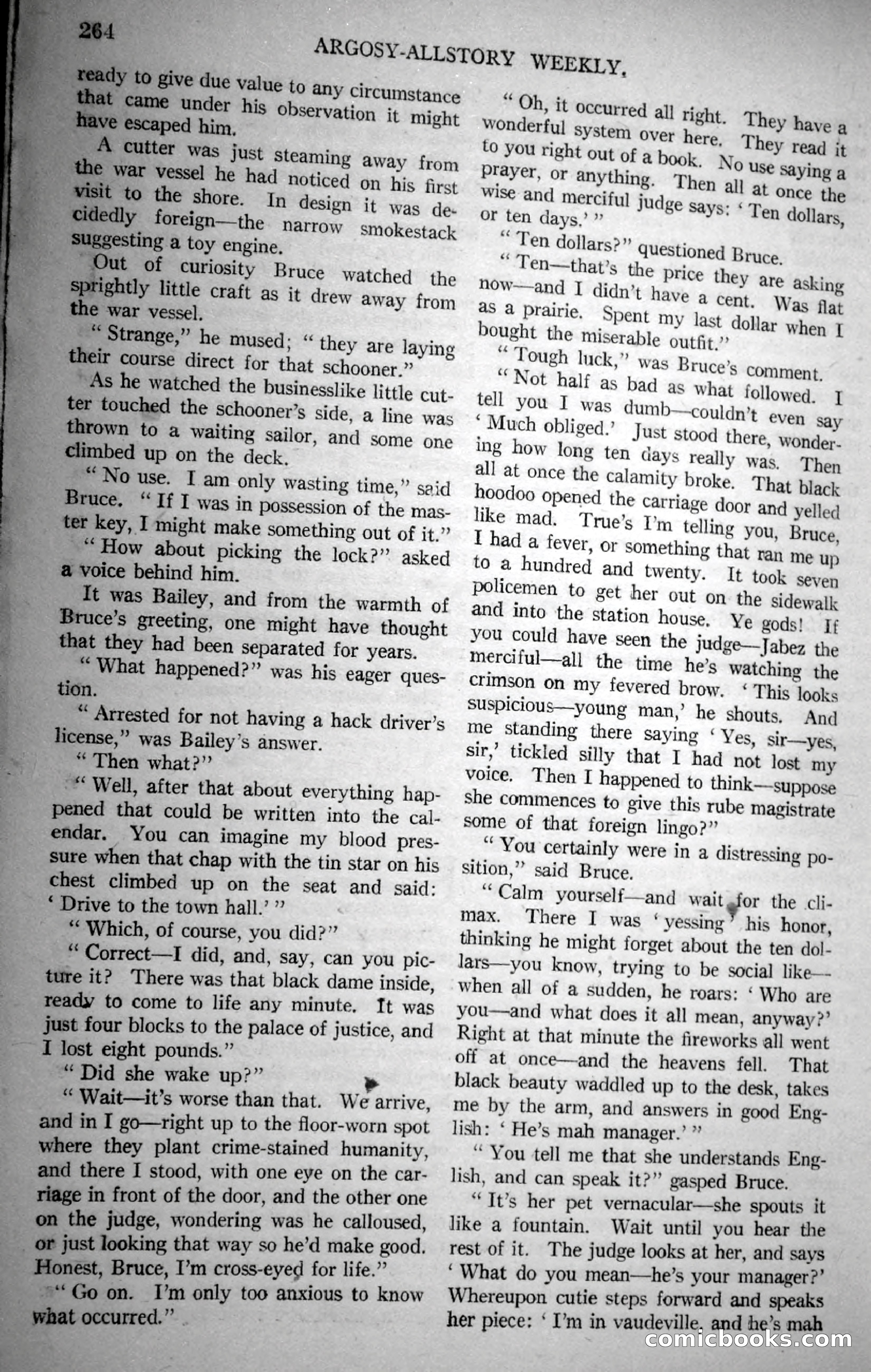 Argosy All-Story Weekly, November 18, 1922 — page 114 of 176