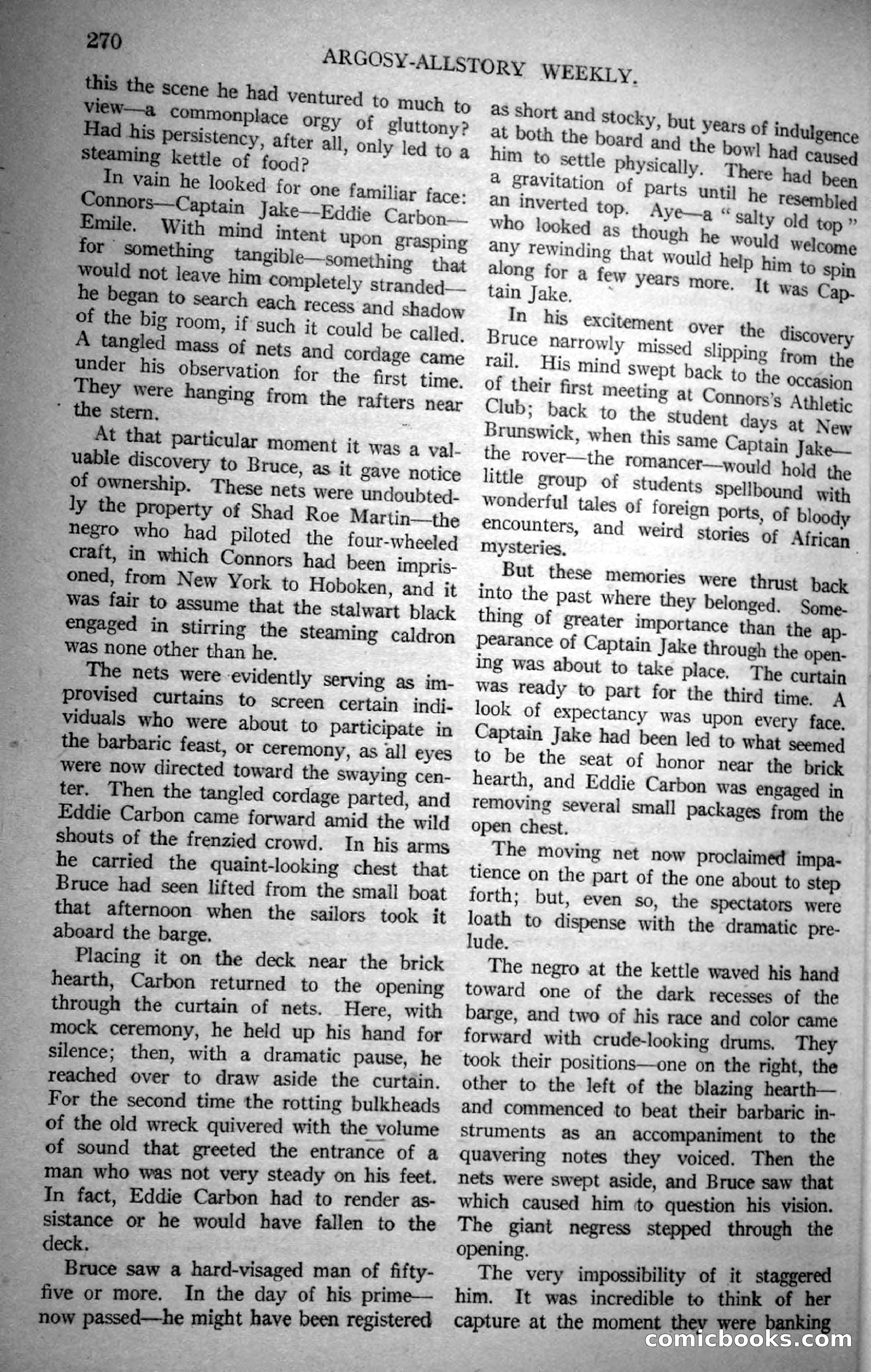 Argosy All-Story Weekly, November 18, 1922 — page 120 of 176
