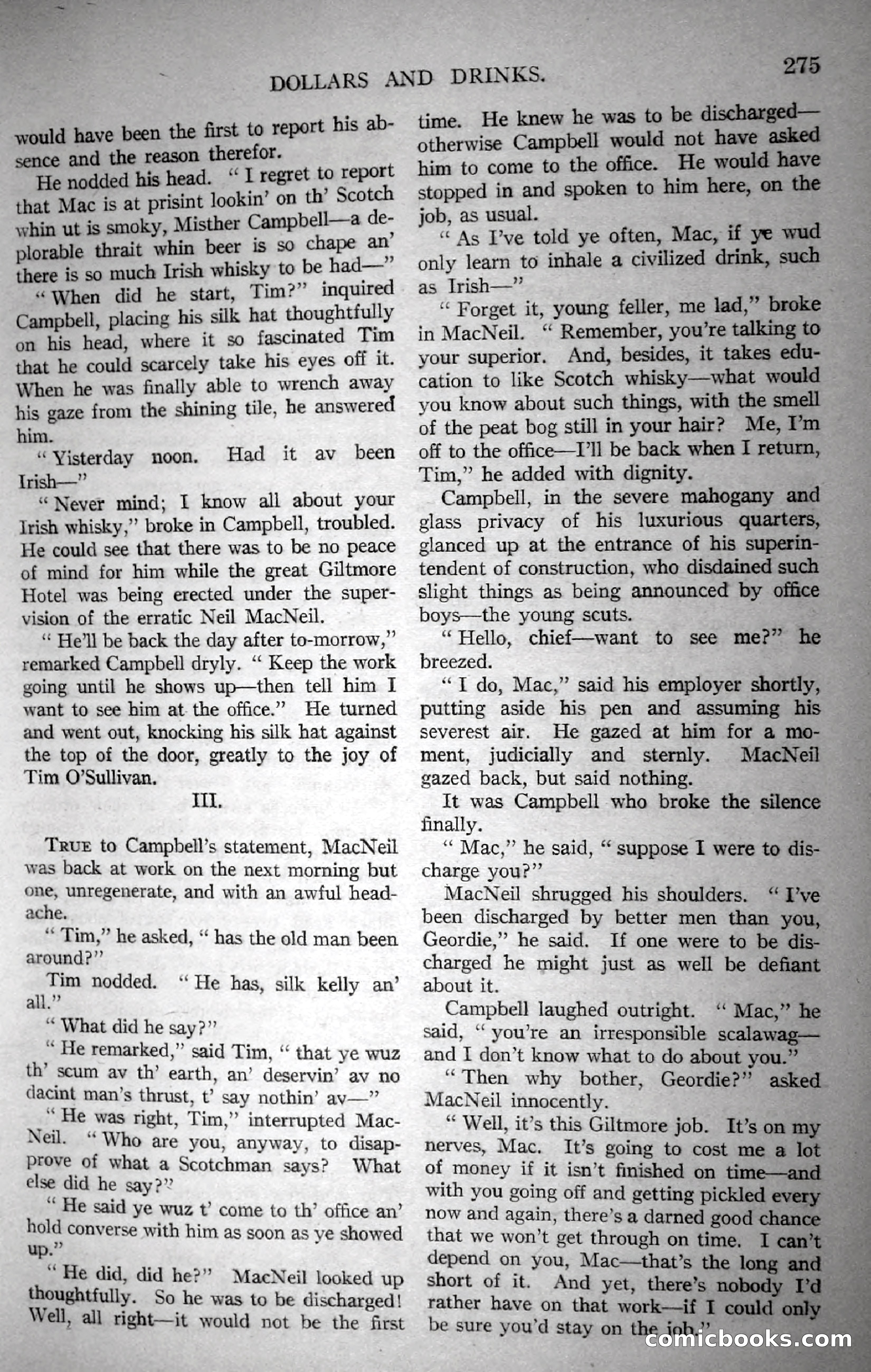 Argosy All-Story Weekly, November 18, 1922 — page 125 of 176