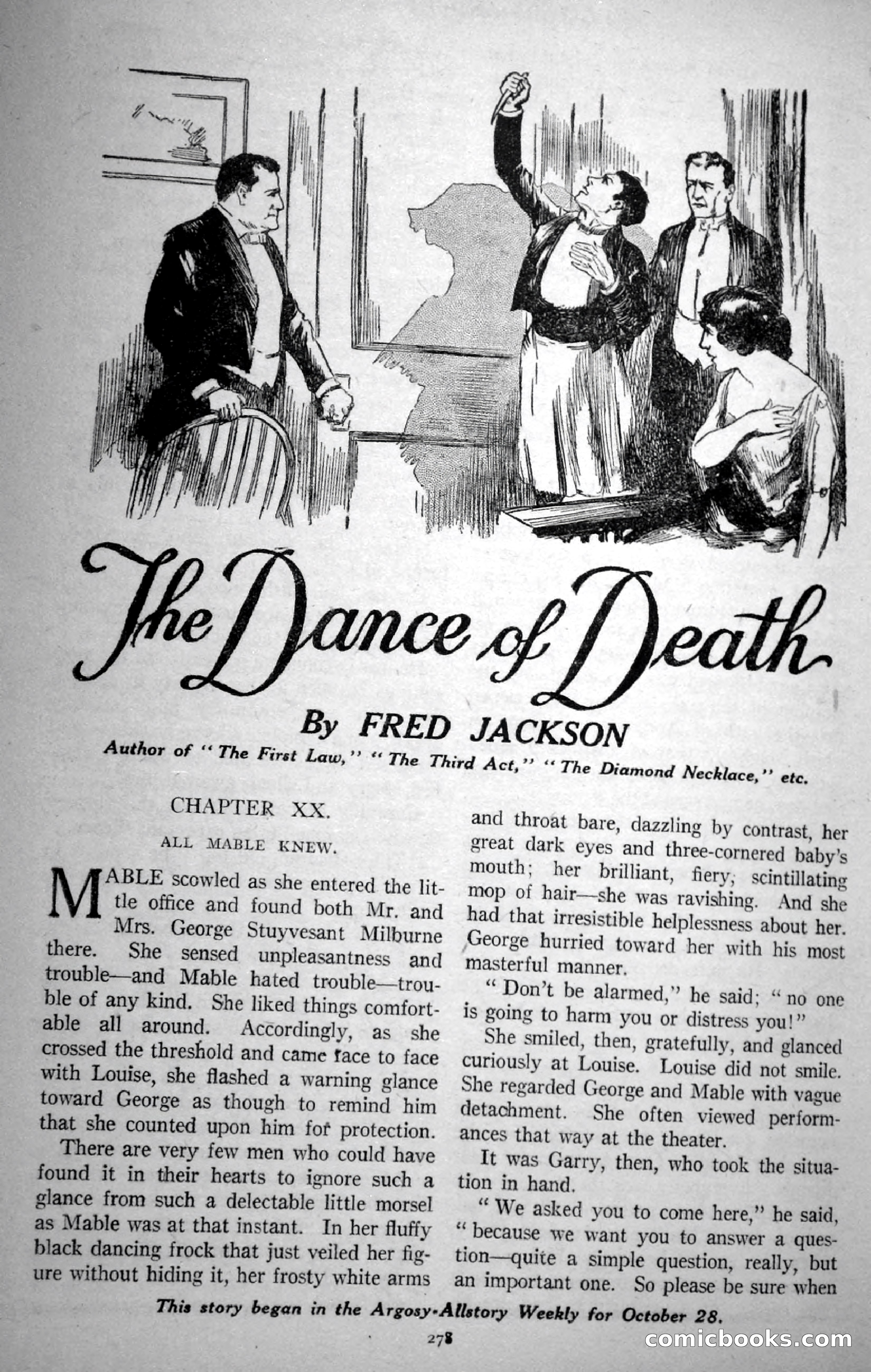 Argosy All-Story Weekly, November 18, 1922 — page 128 of 176