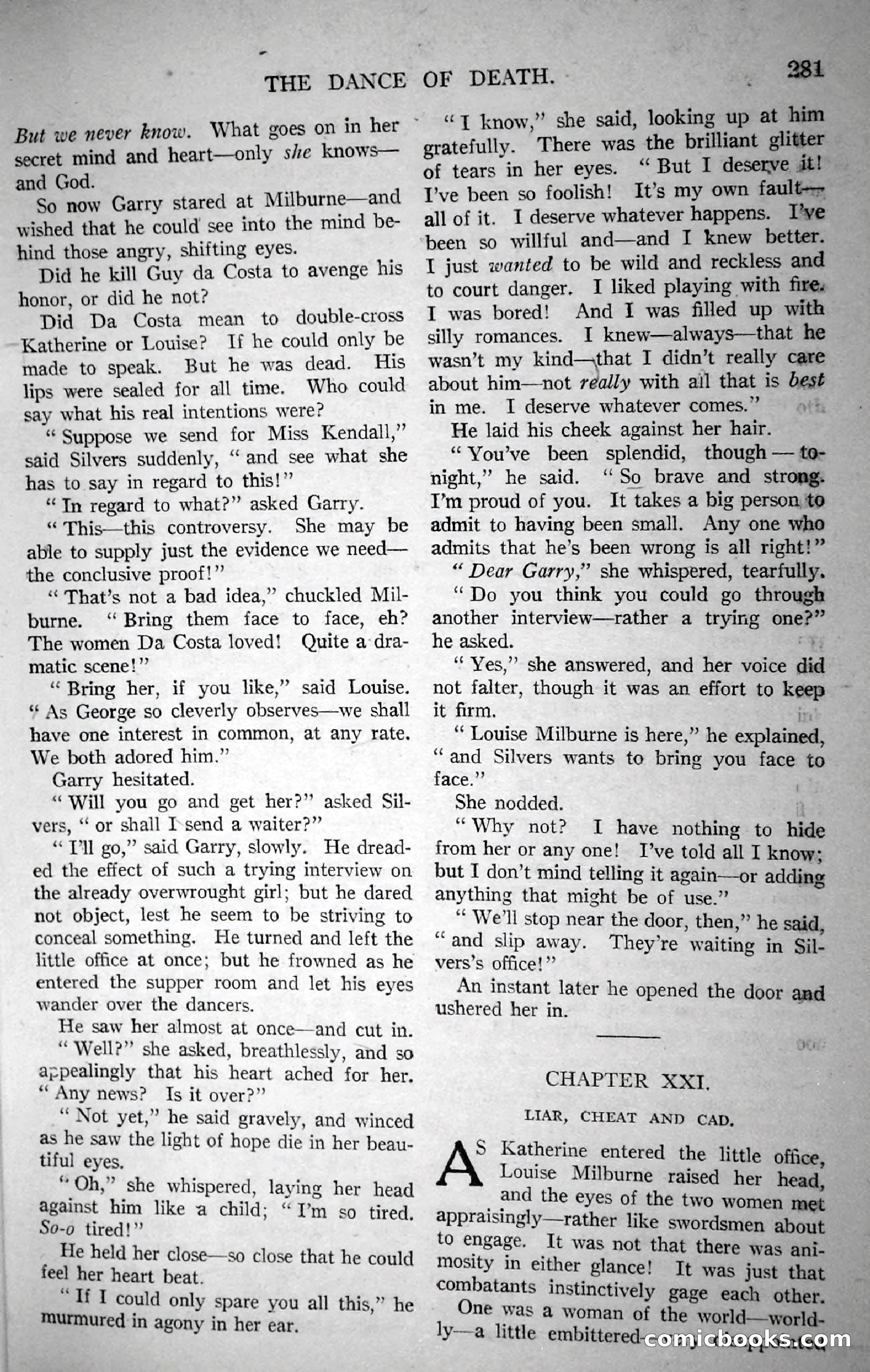 Argosy All-Story Weekly, November 18, 1922 — page 131 of 176