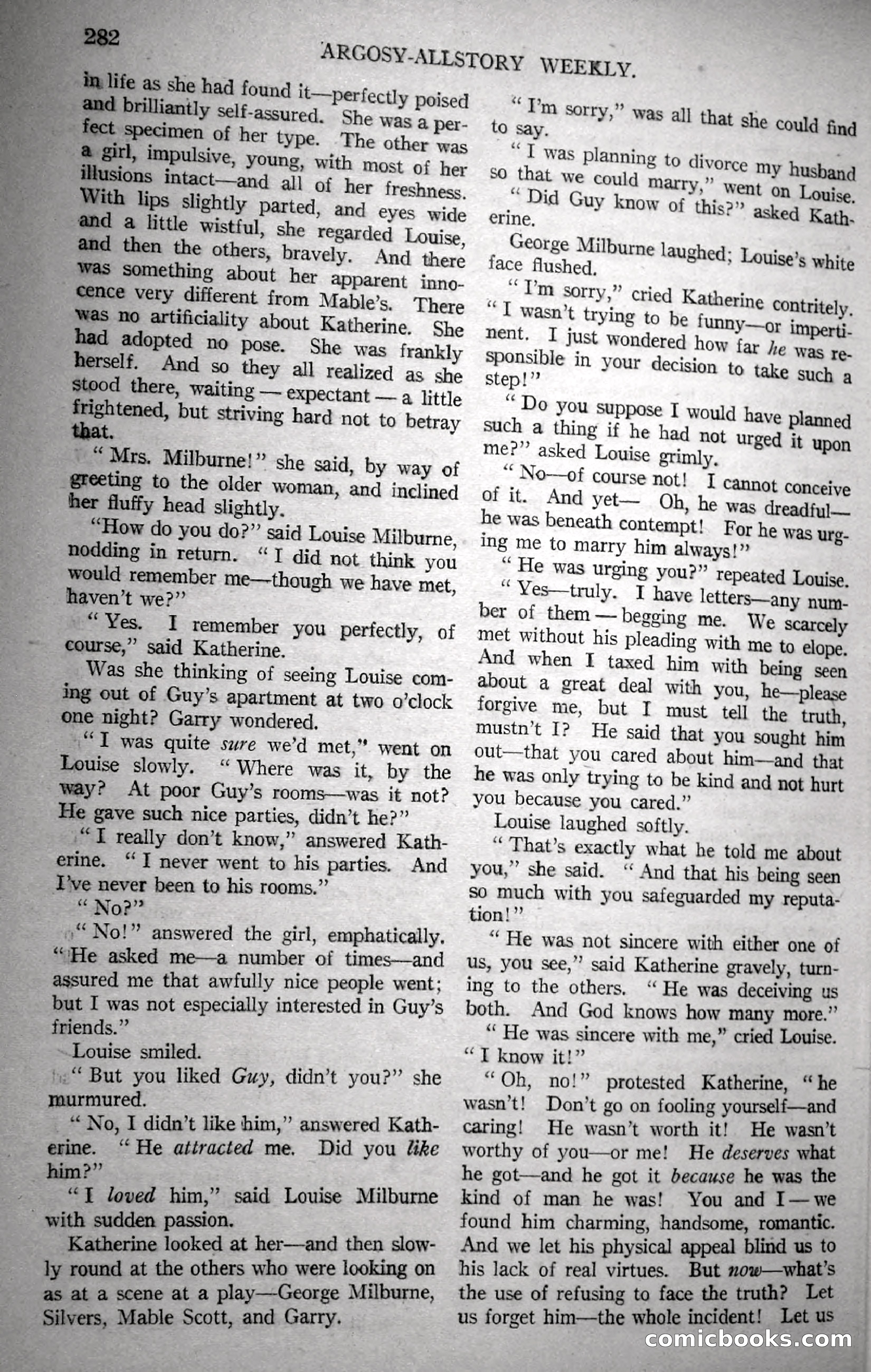 Argosy All-Story Weekly, November 18, 1922 — page 132 of 176