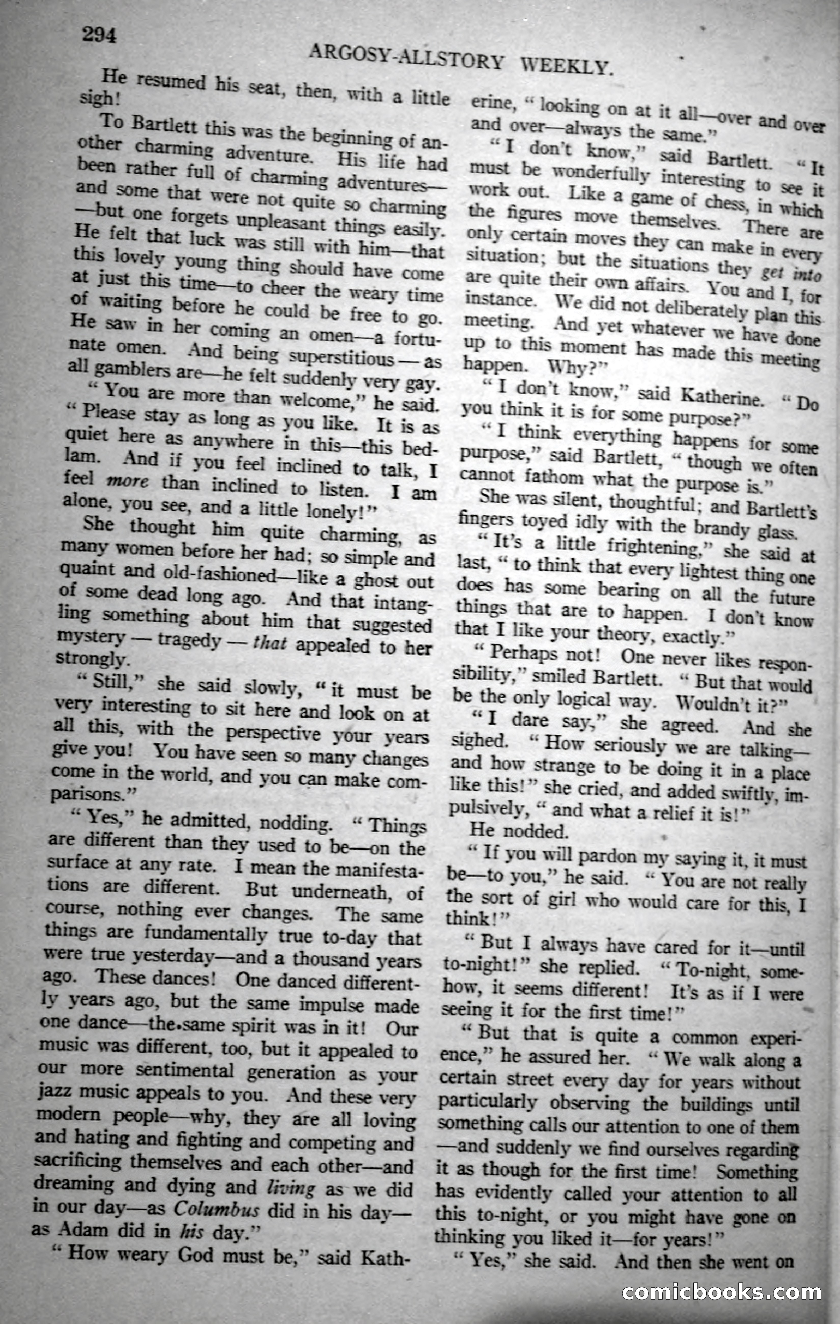 Argosy All-Story Weekly, November 18, 1922 — page 144 of 176
