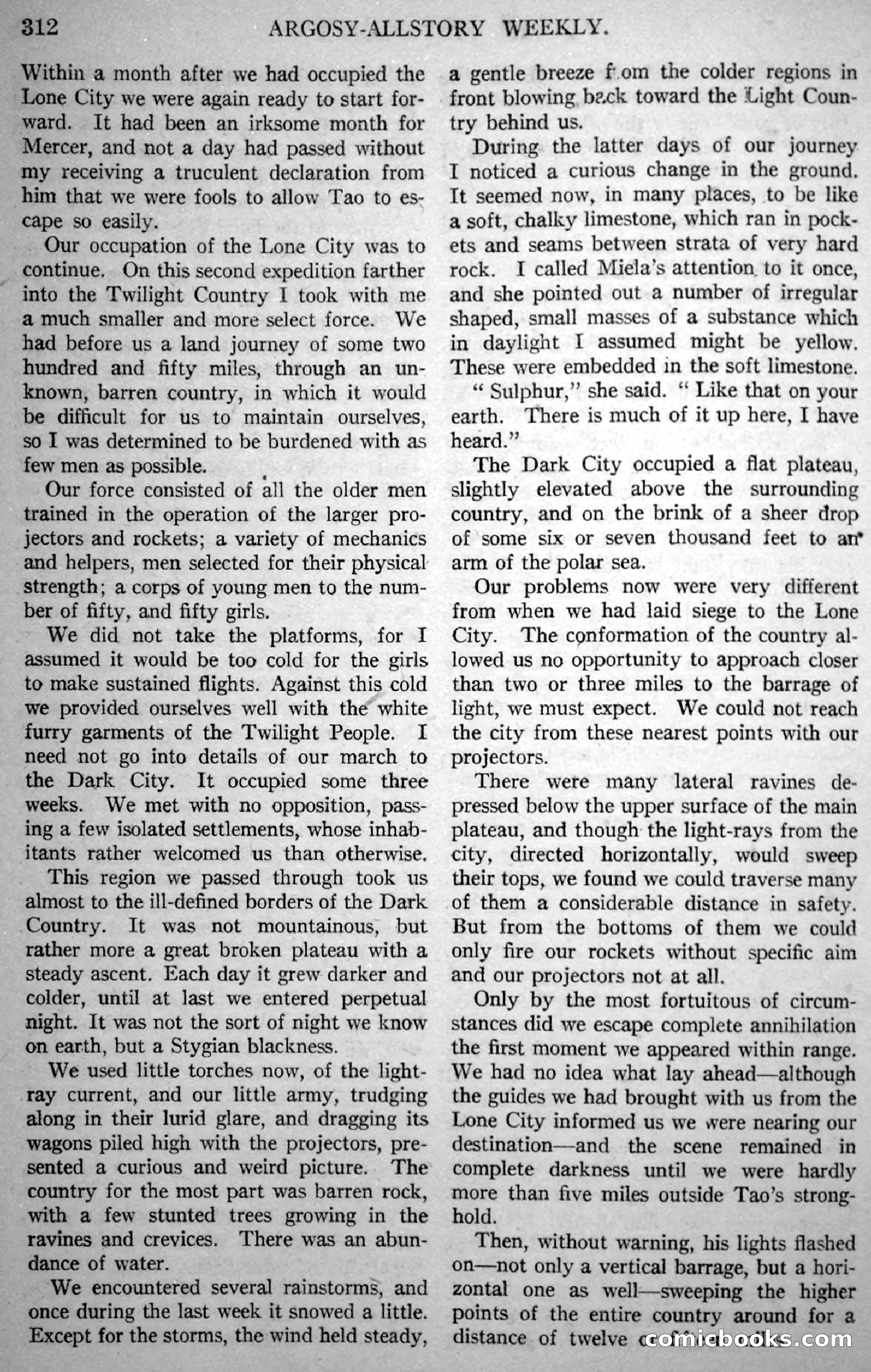 Argosy All-Story Weekly, November 18, 1922 — page 162 of 176