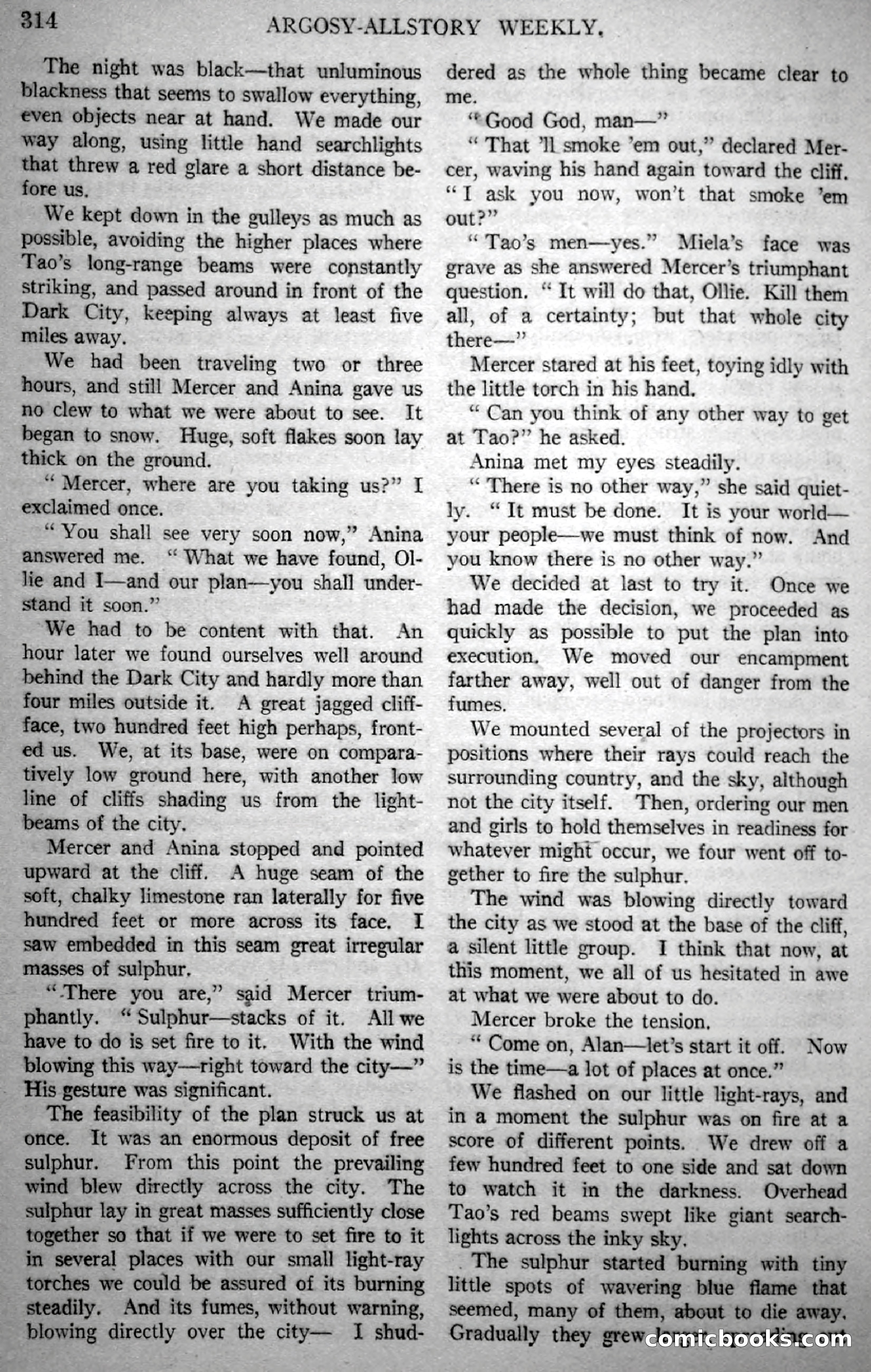 Argosy All-Story Weekly, November 18, 1922 — page 164 of 176