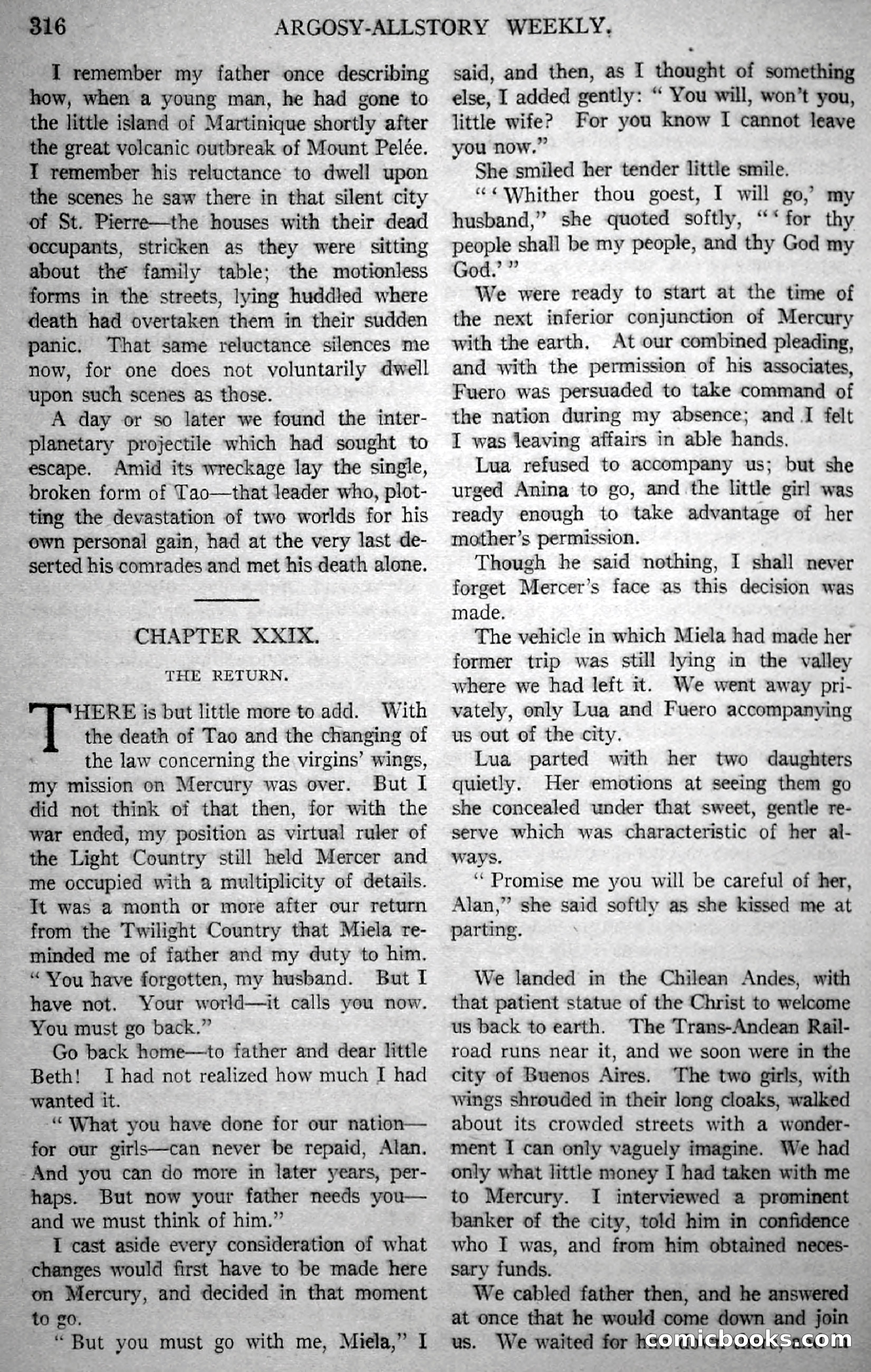 Argosy All-Story Weekly, November 18, 1922 — page 166 of 176
