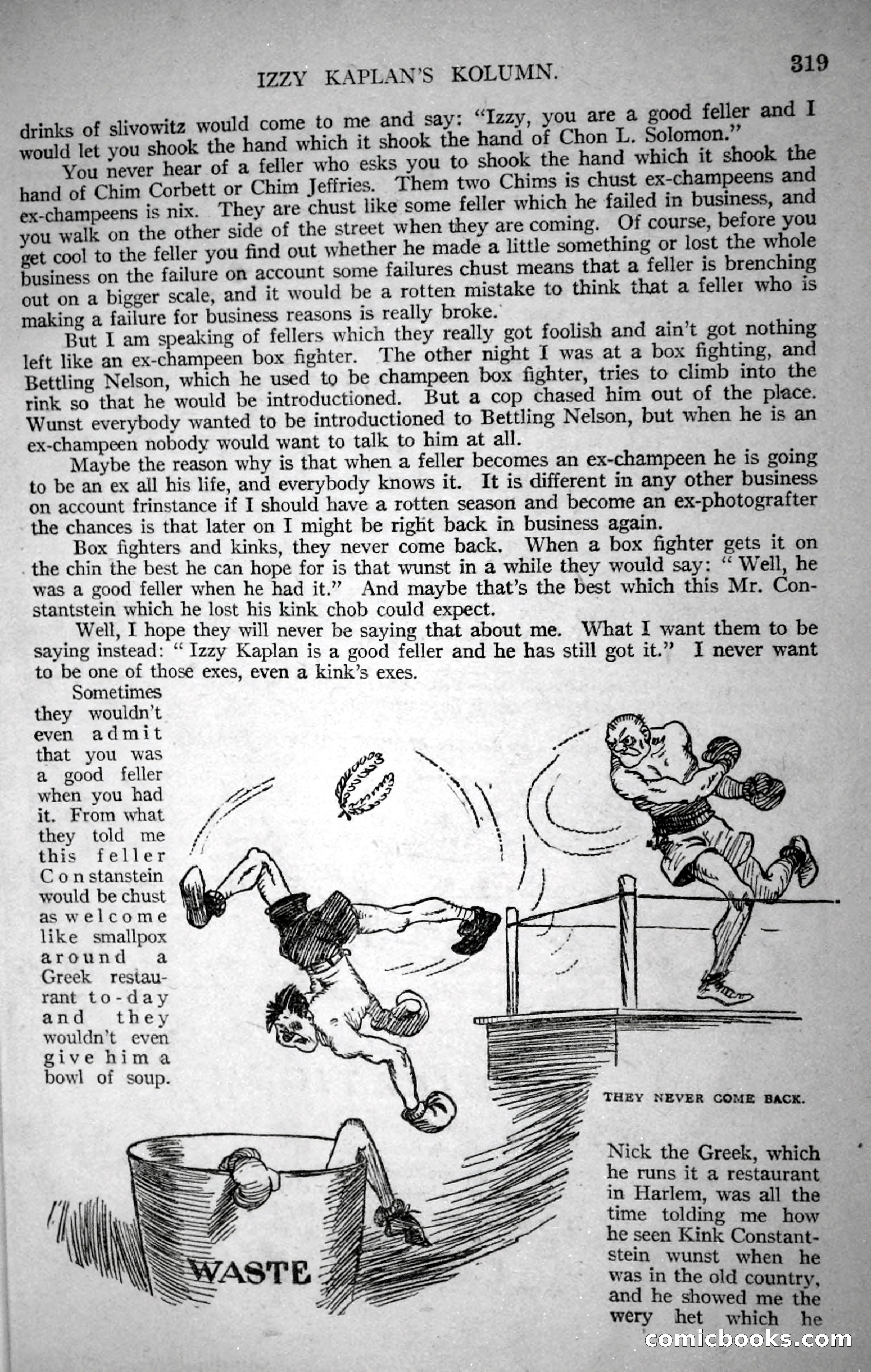 Argosy All-Story Weekly, November 18, 1922 — page 169 of 176