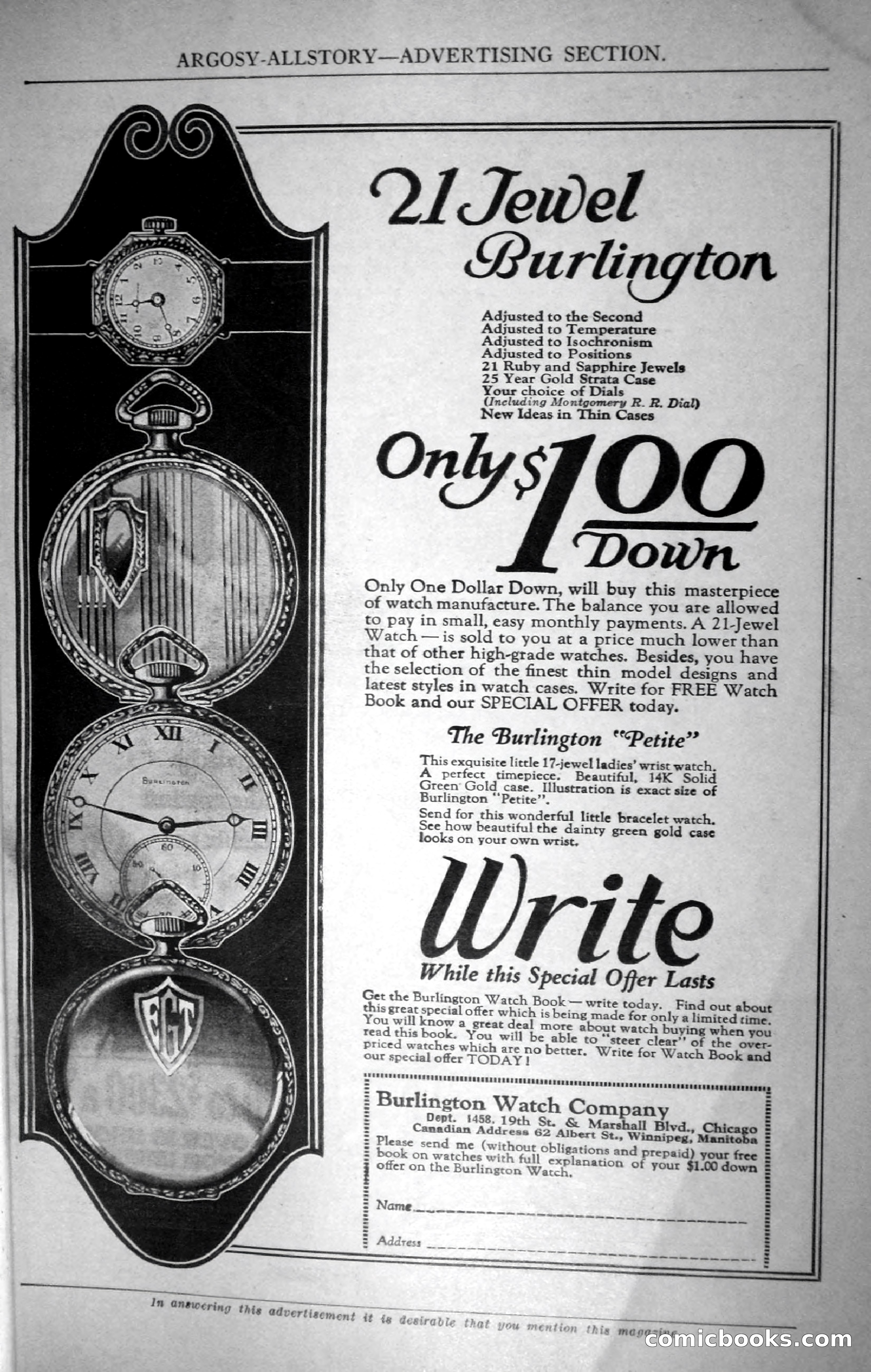 Argosy All-Story Weekly, November 18, 1922 — page 171 of 176